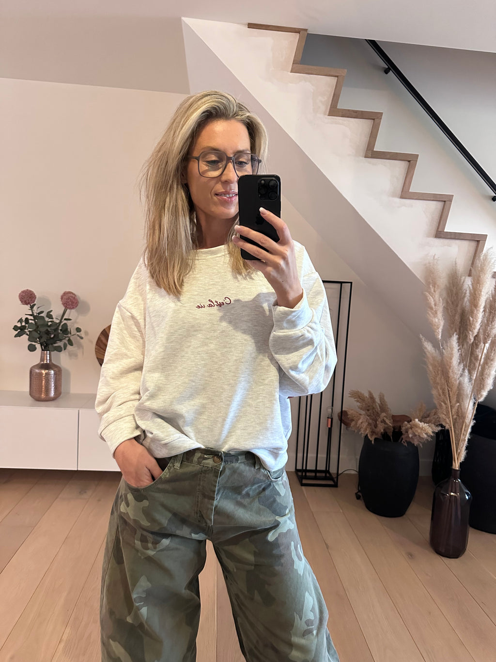 Sweater Cest la Vie Bordeaux