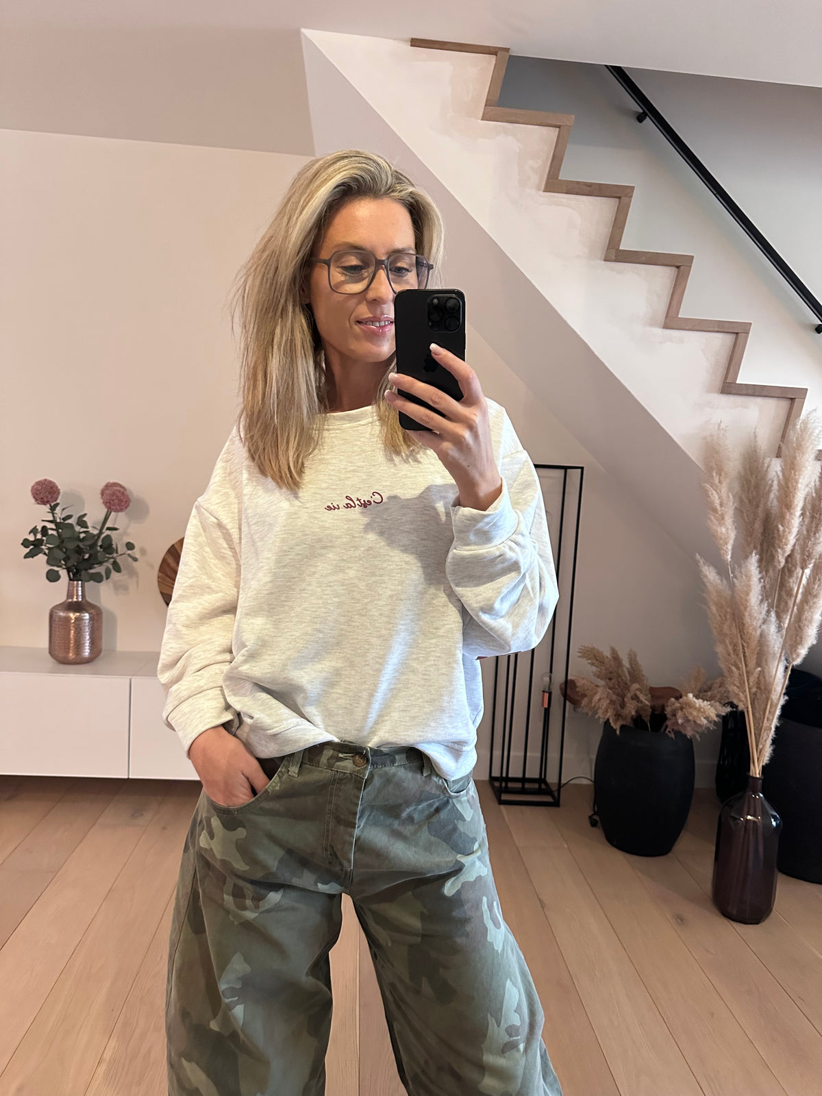 Sweater Cest la Vie Bordeaux