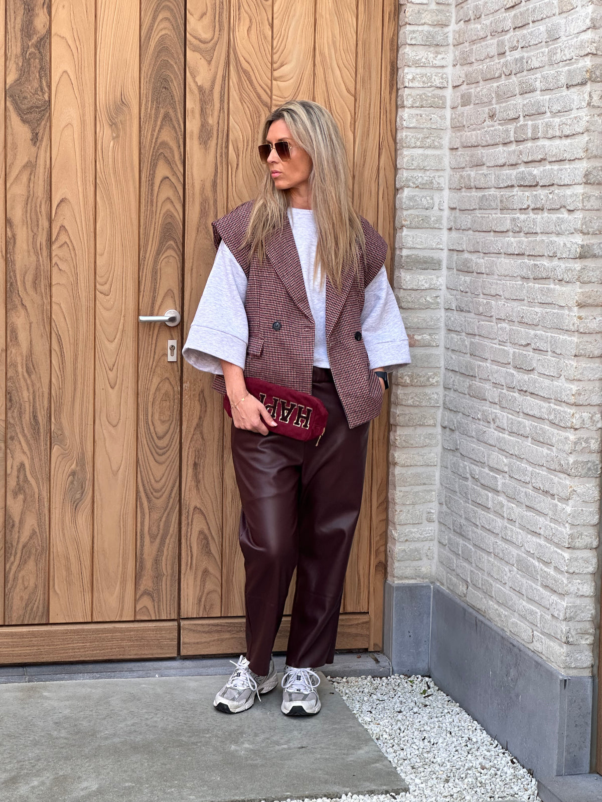 Blazer Rosa Bordeaux Oversized