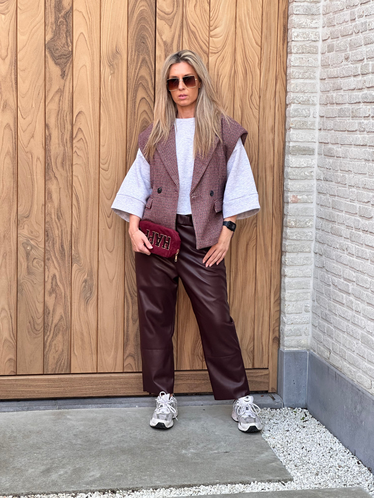 Blazer Rosa Bordeaux Oversized