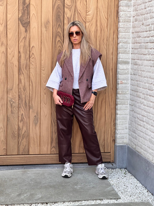 Blazer Rosa Bordeaux Oversized