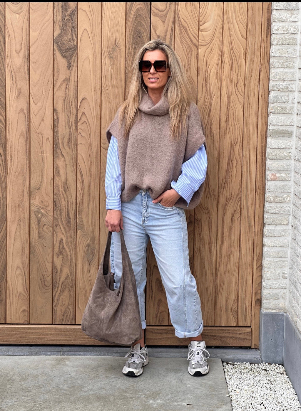 Pull Fenna - Heel Oversized - Beige