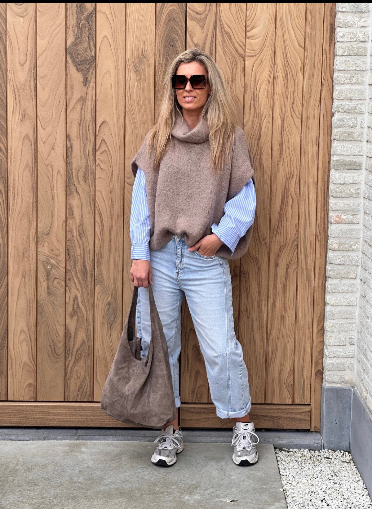 Pull Fenna - Heel Oversized - Beige