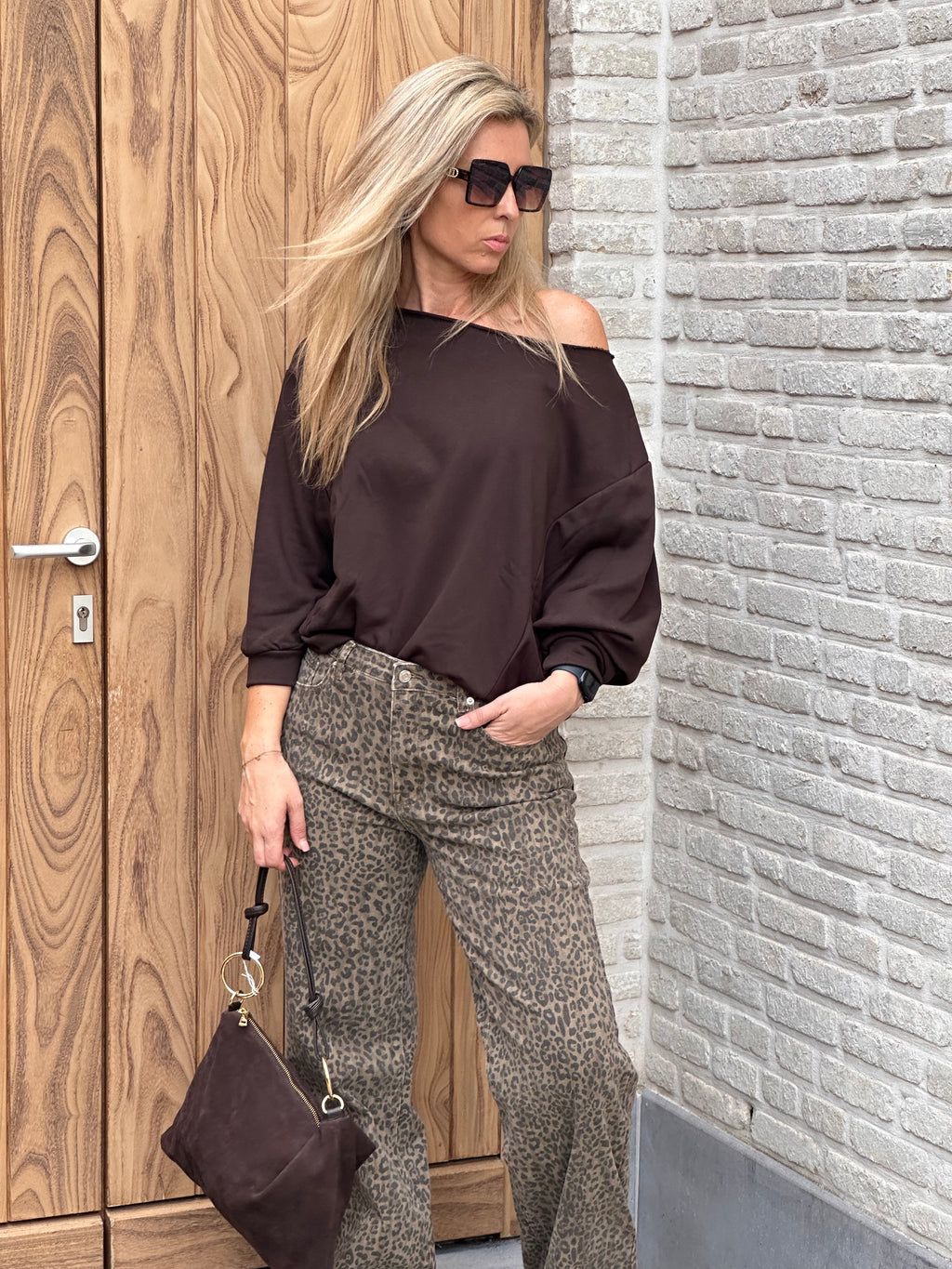 Broek Linde Leo Taupe