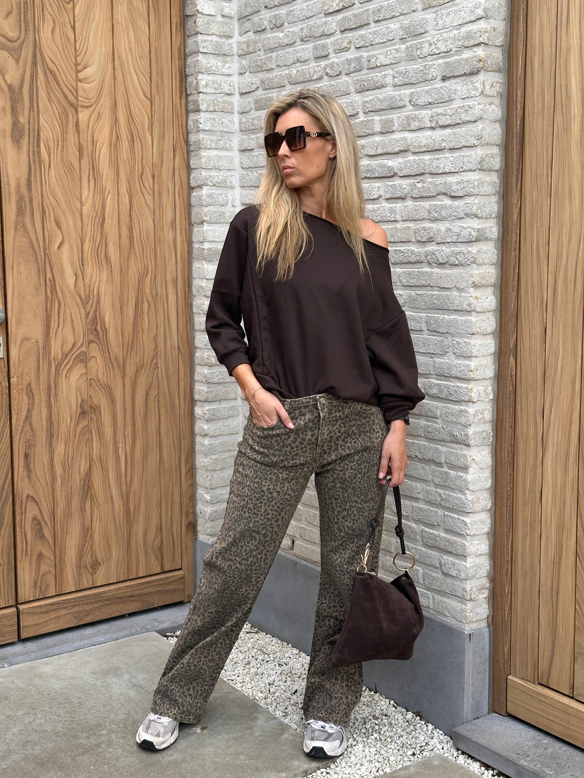 Broek Linde Leo Taupe