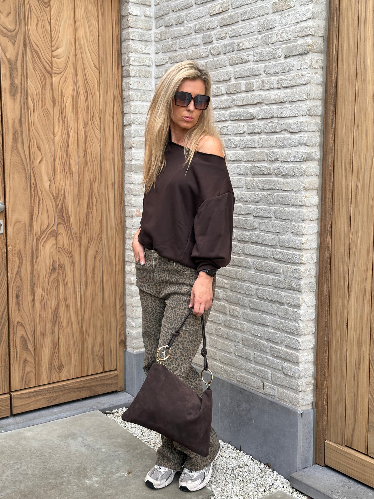 Broek Linde Leo Taupe