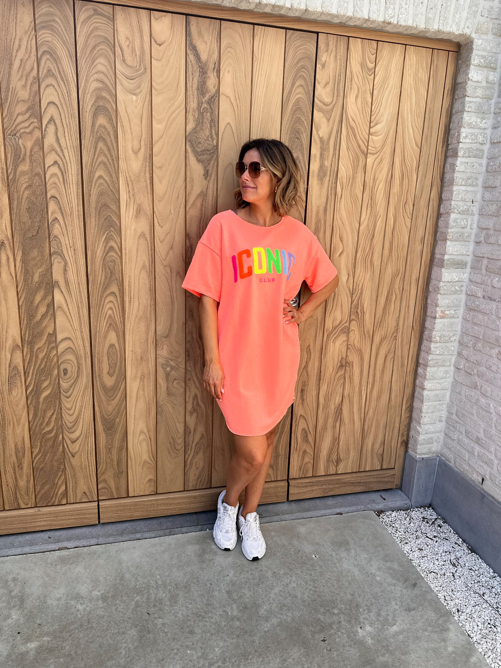 Sweaterdress Iconic Fluo Pasteque