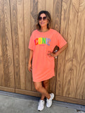 Sweaterdress Iconic Fluo Pasteque