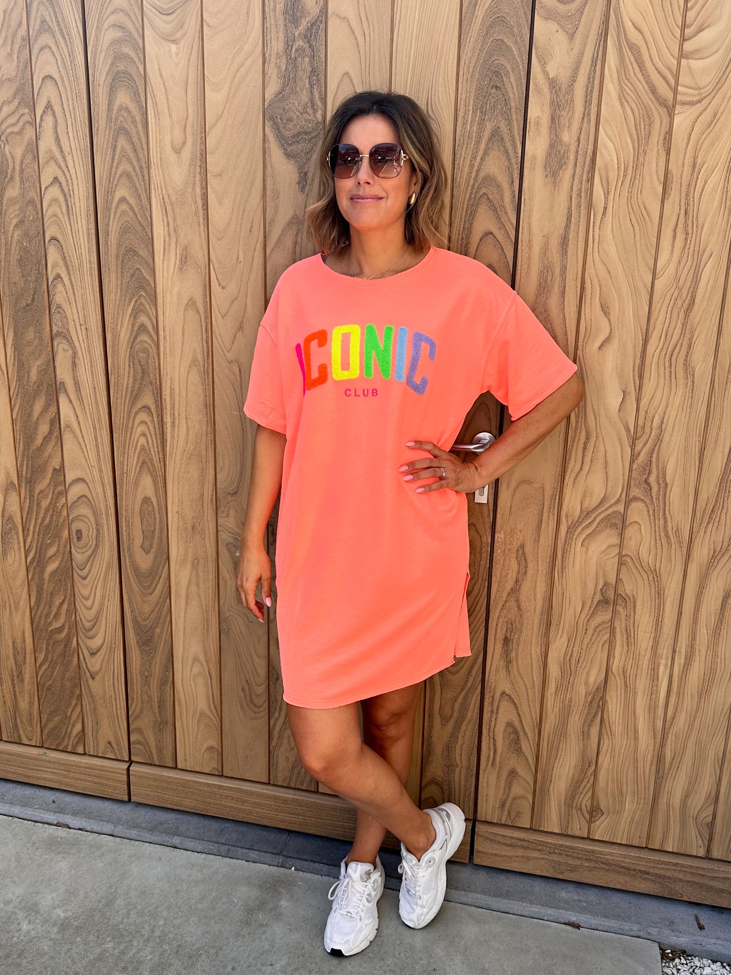 Sweaterdress Iconic Fluo Pasteque