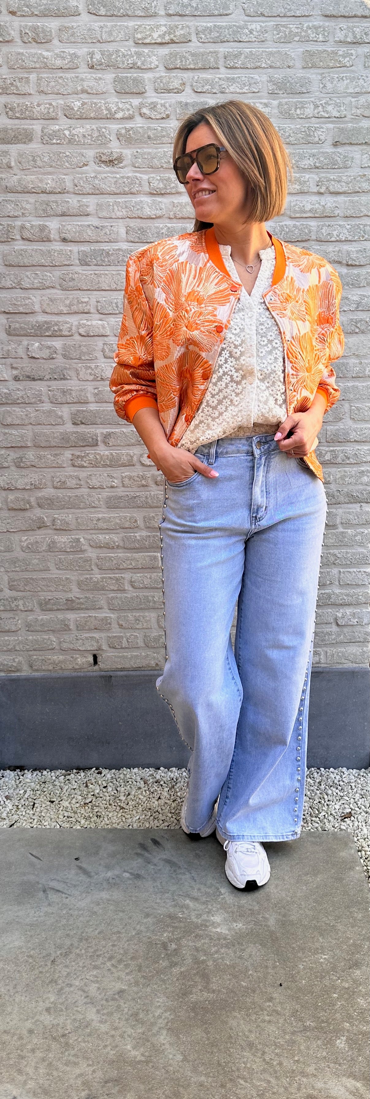 Bomber Emelie floral