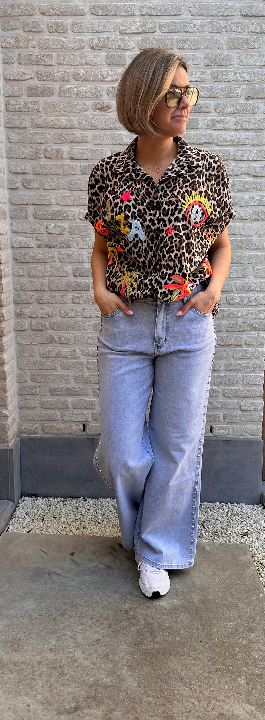 Blouse Kindra Leopard - oversized