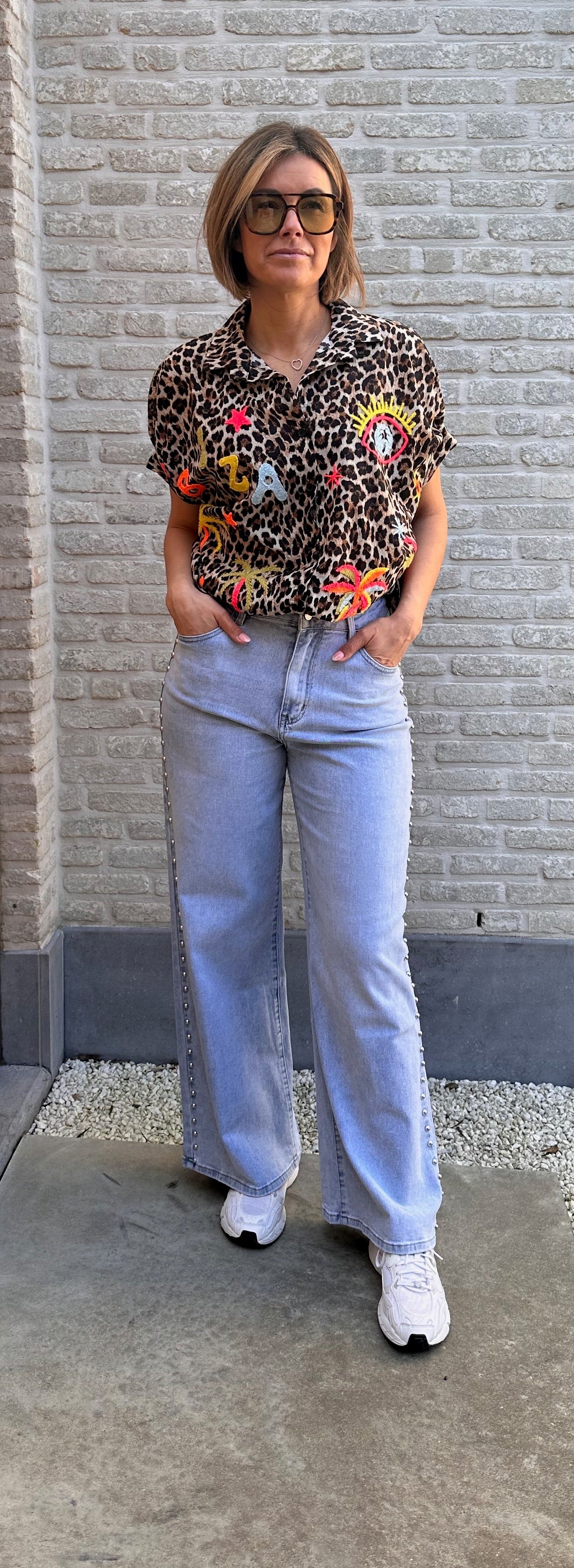 Blouse Kindra Leopard - oversized