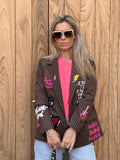 Blazer Joyce Bruin