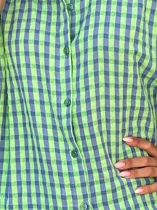 Hemd Céline Blue/Green