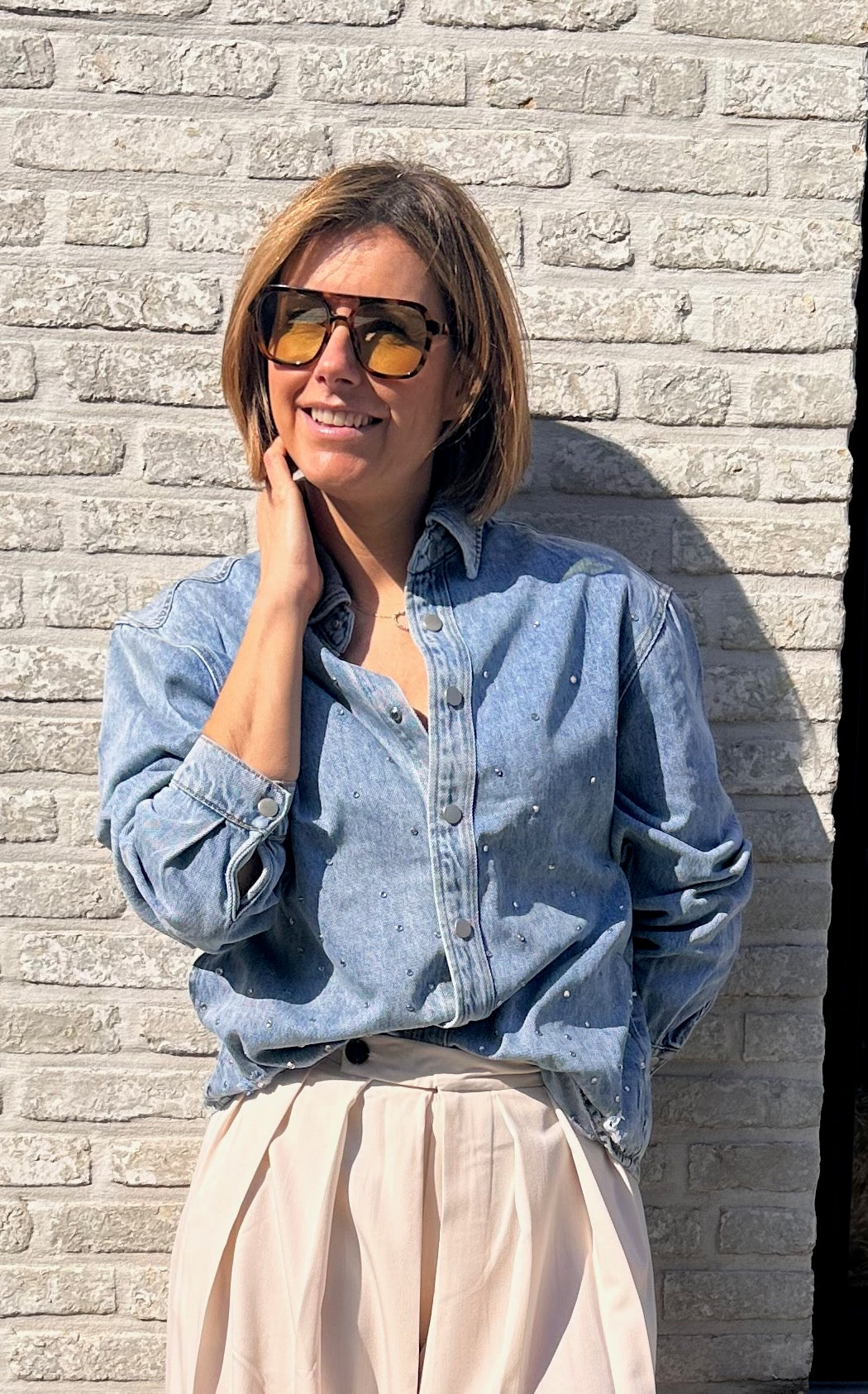 Hemd Axelle Jeans - oversized