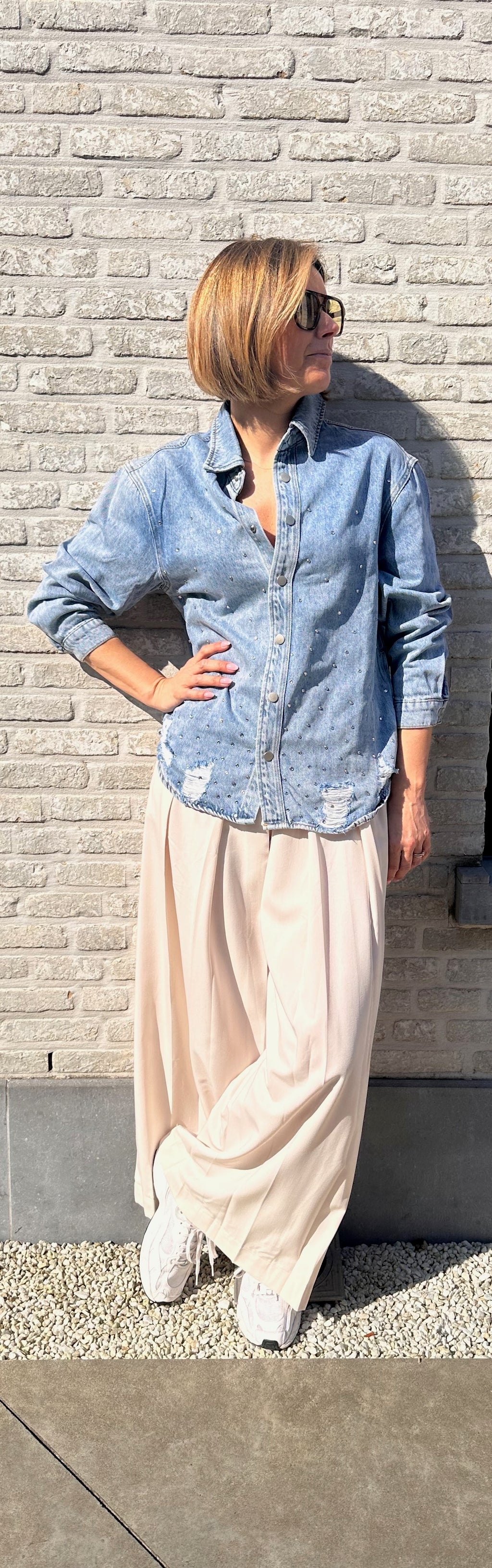 Hemd Axelle Jeans - oversized