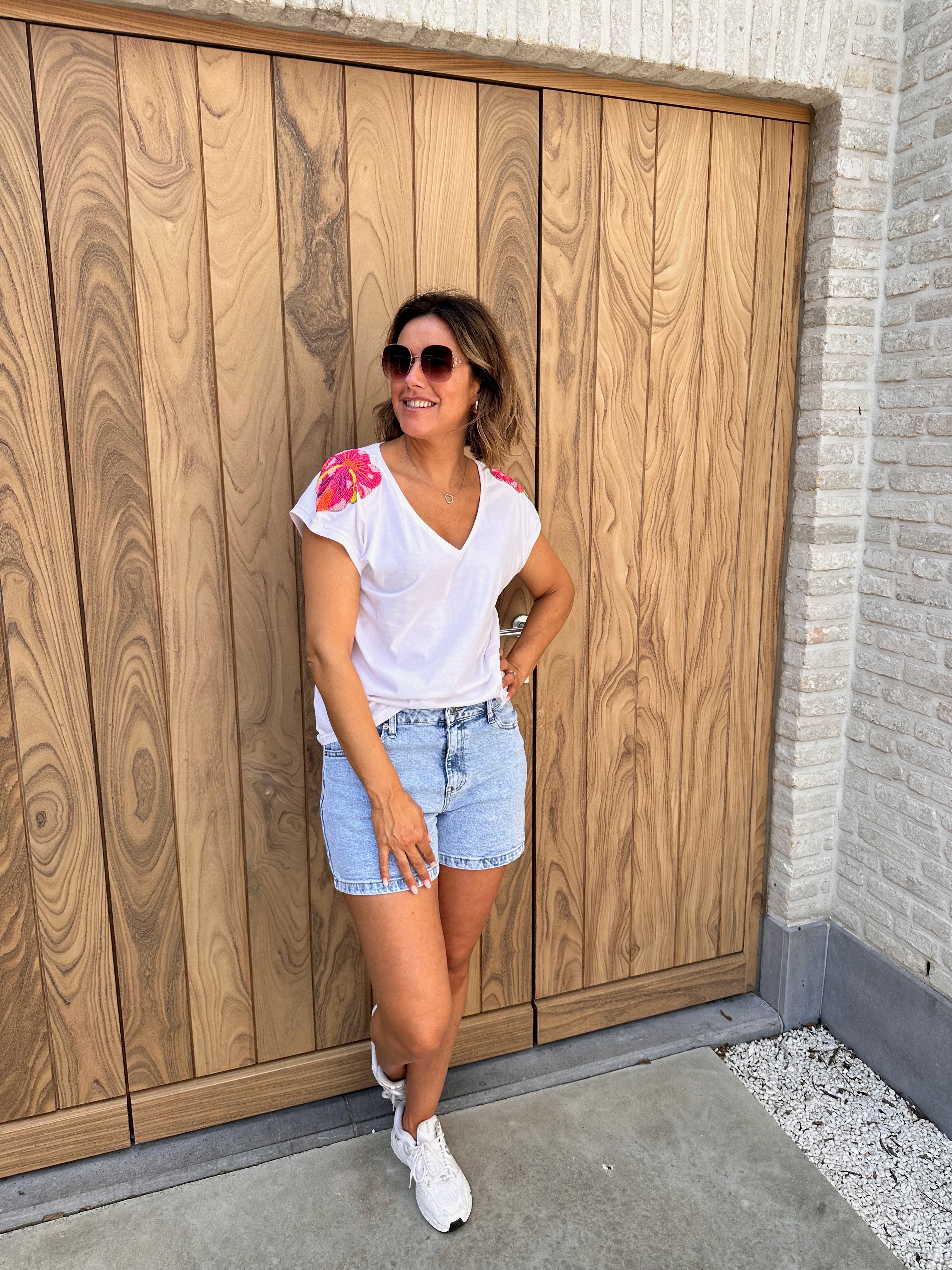 T shirt Lili White