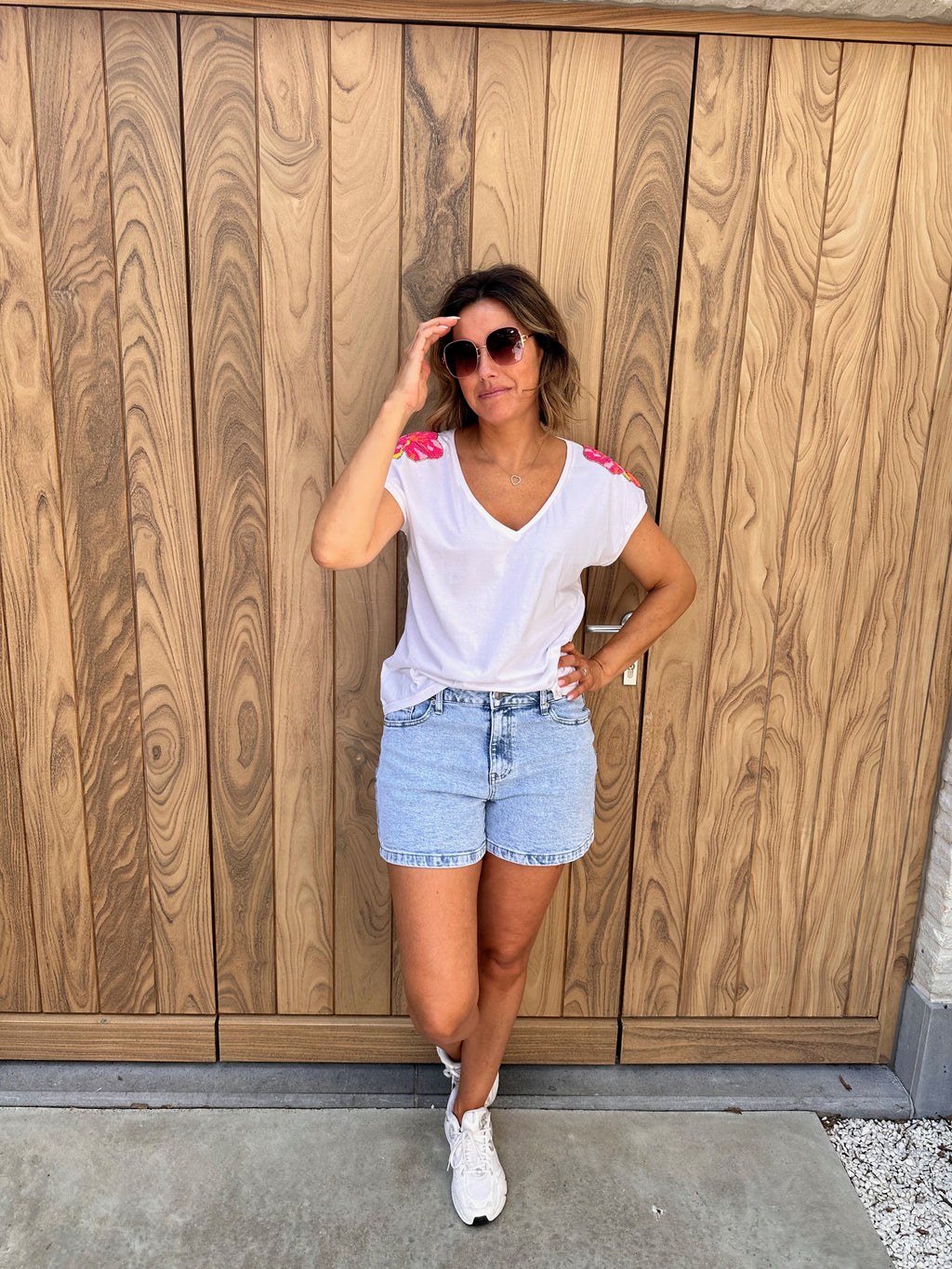 T shirt Lili White