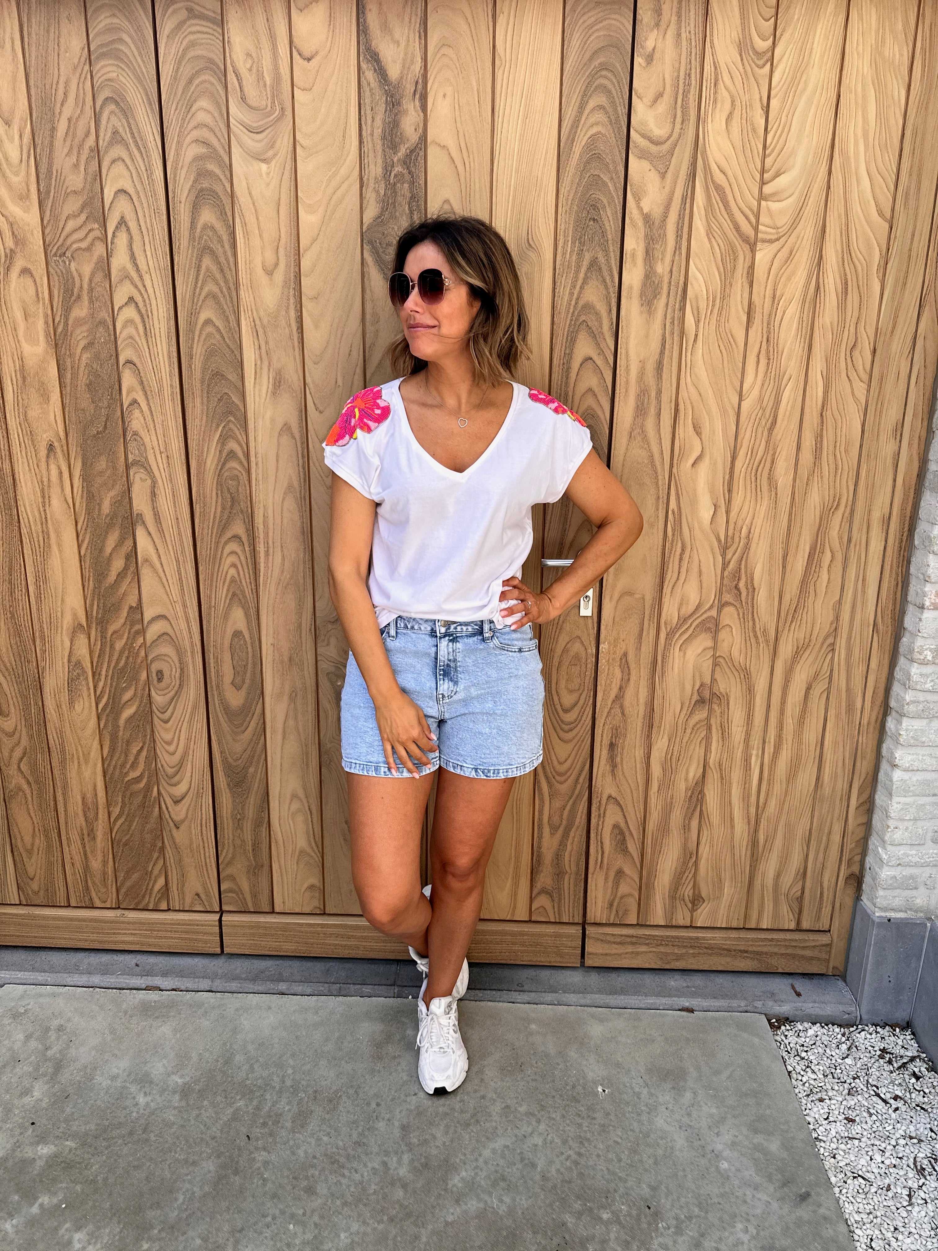 T shirt Lili White