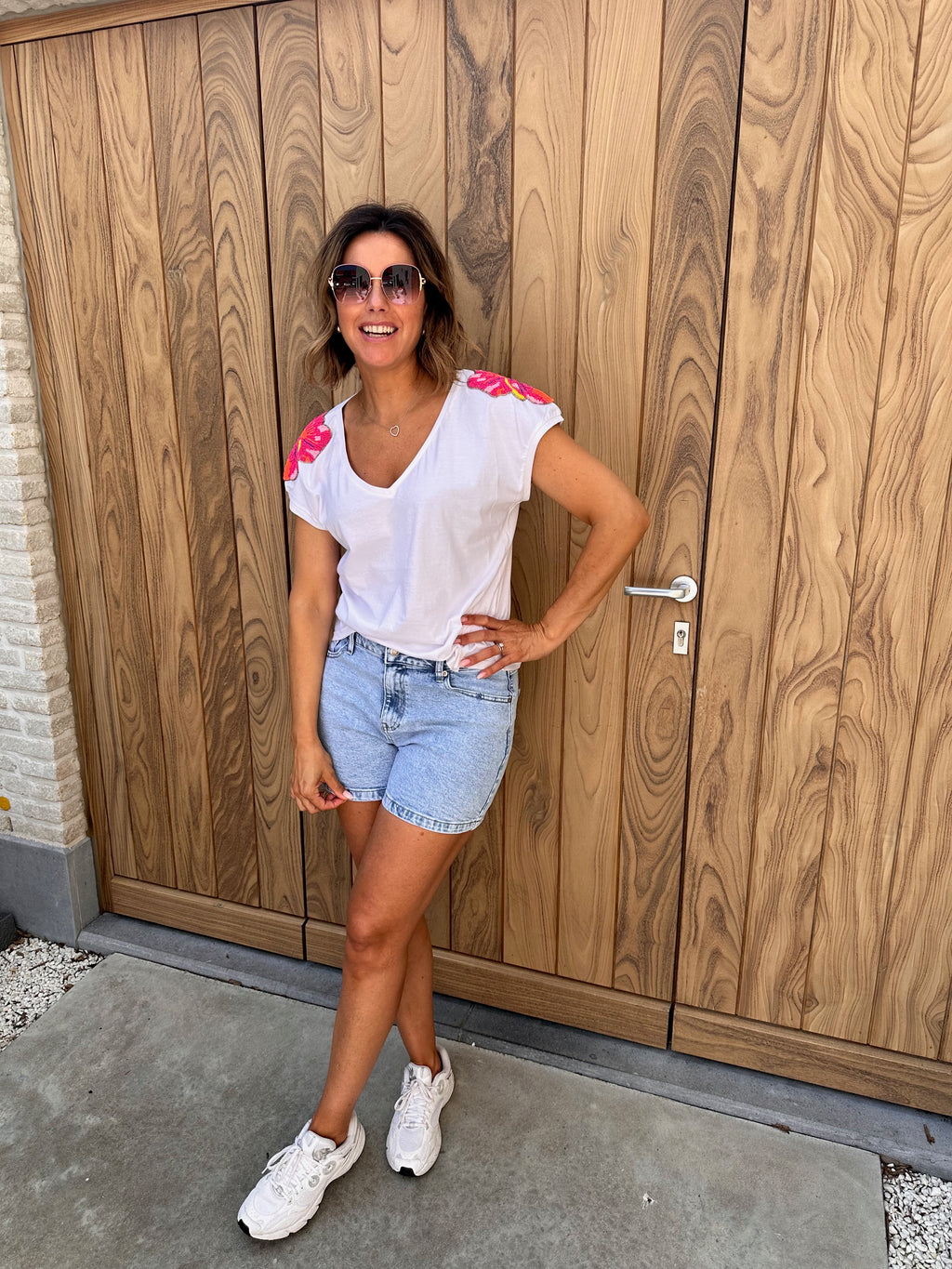 T shirt Lili White