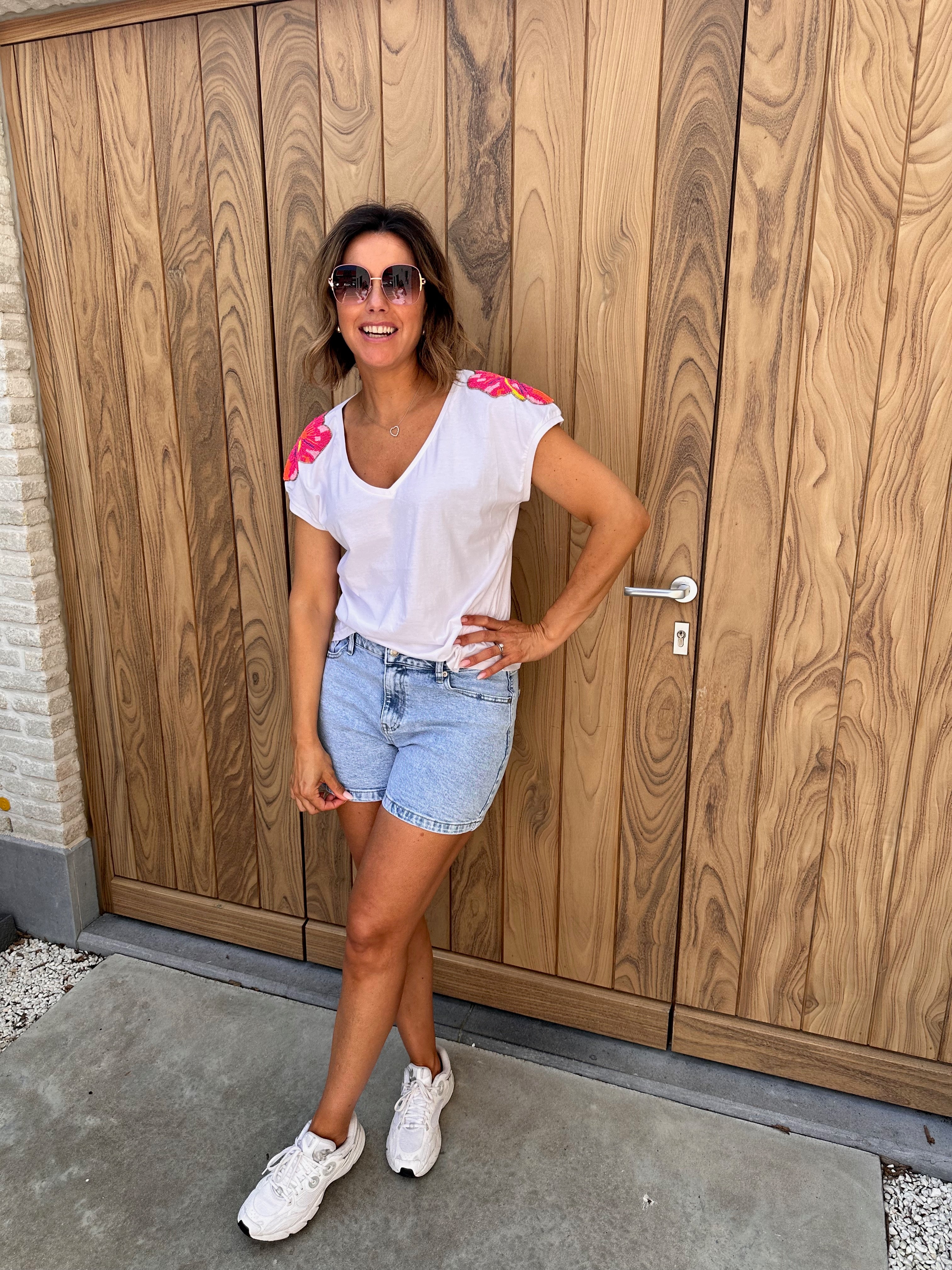 T shirt Lili White