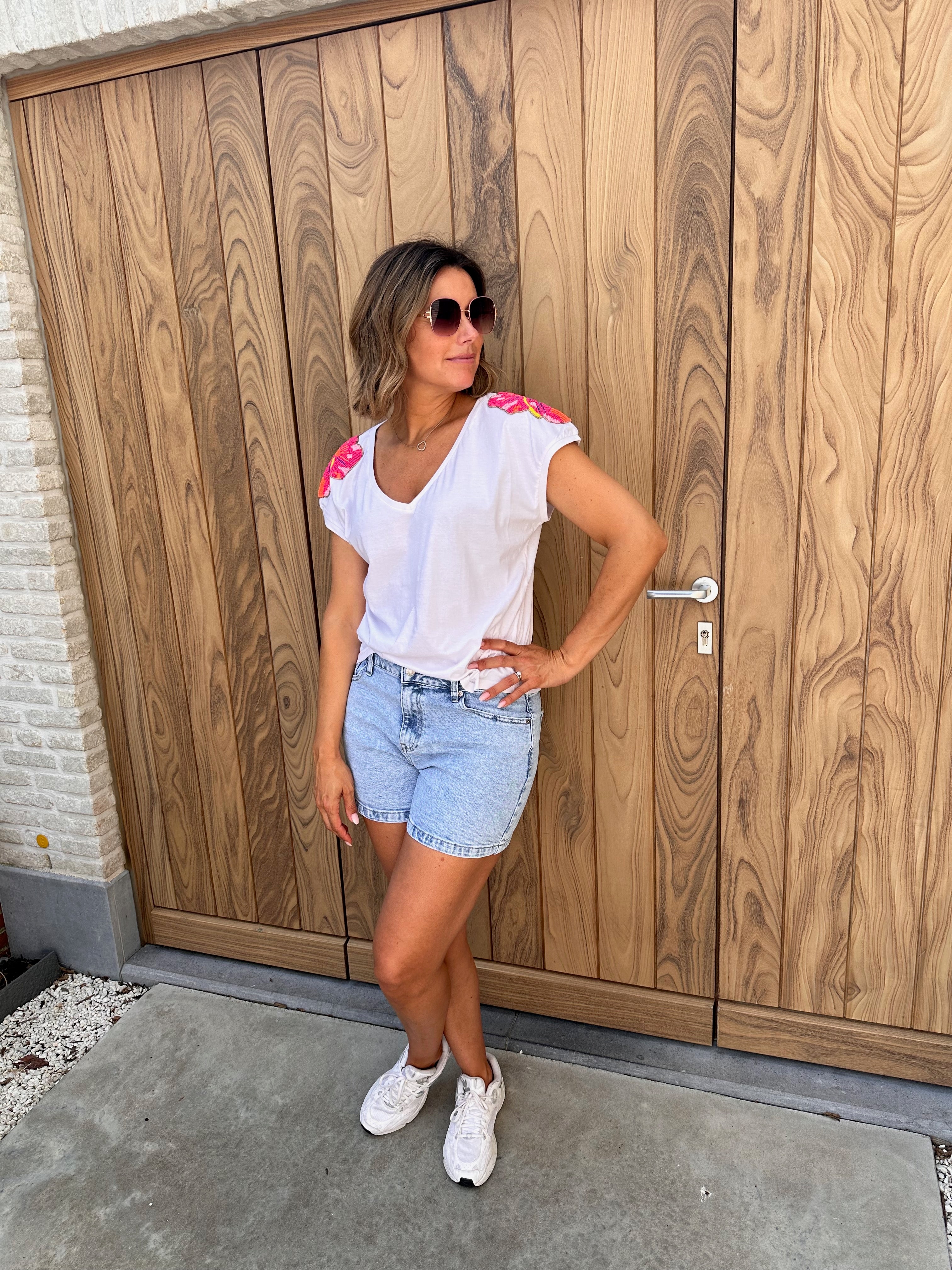 T shirt Lili White
