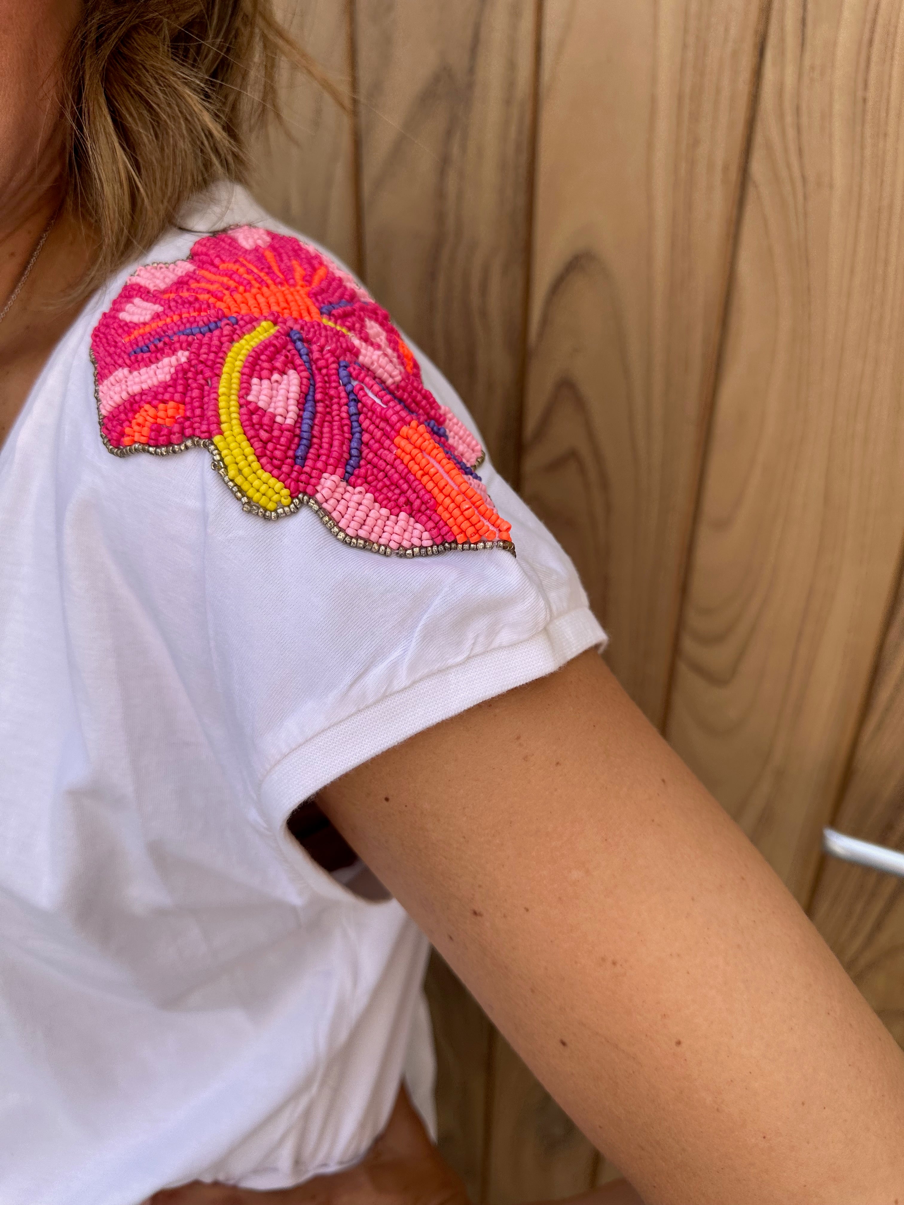 T shirt Lili White