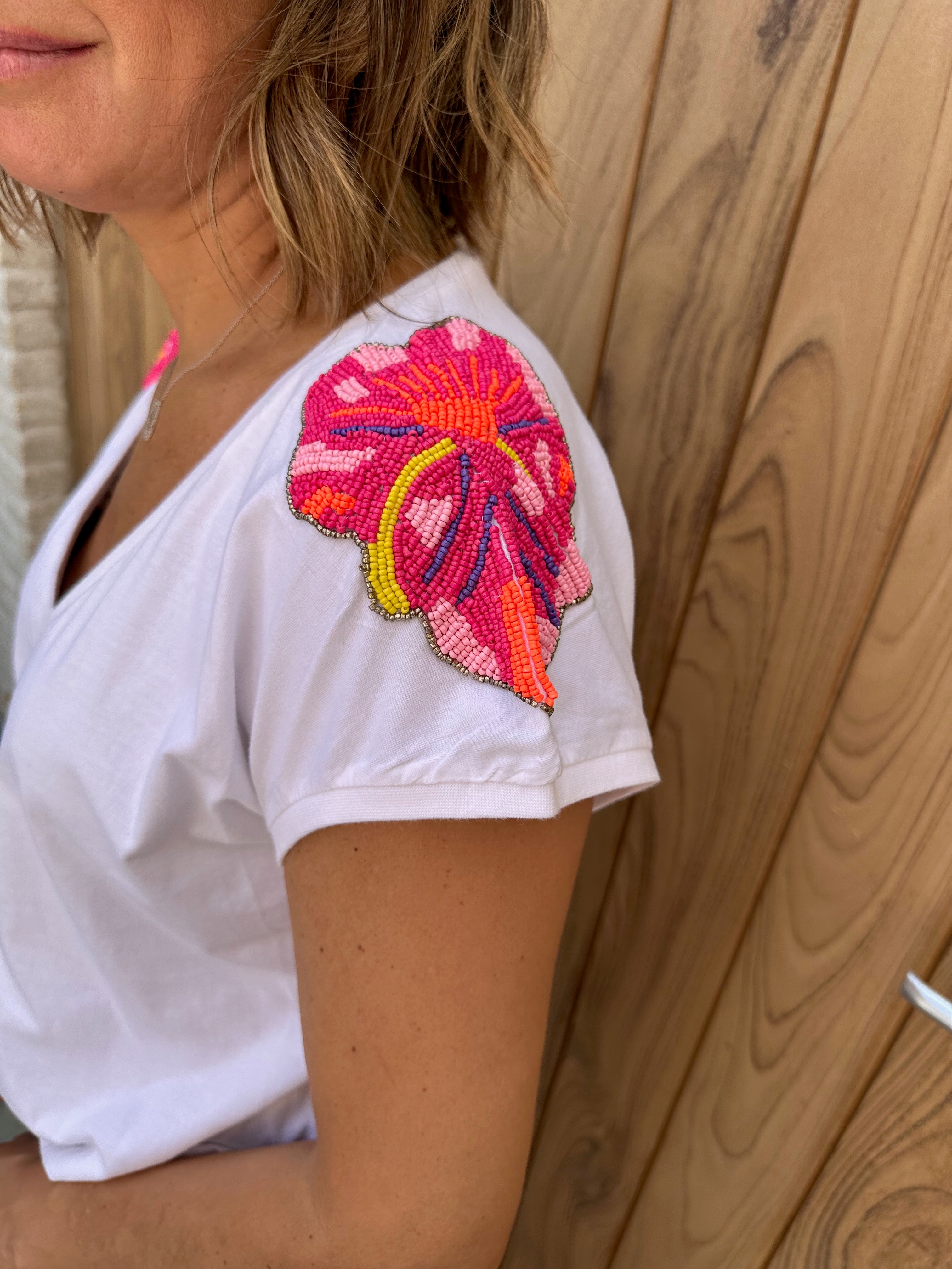 T shirt Lili White