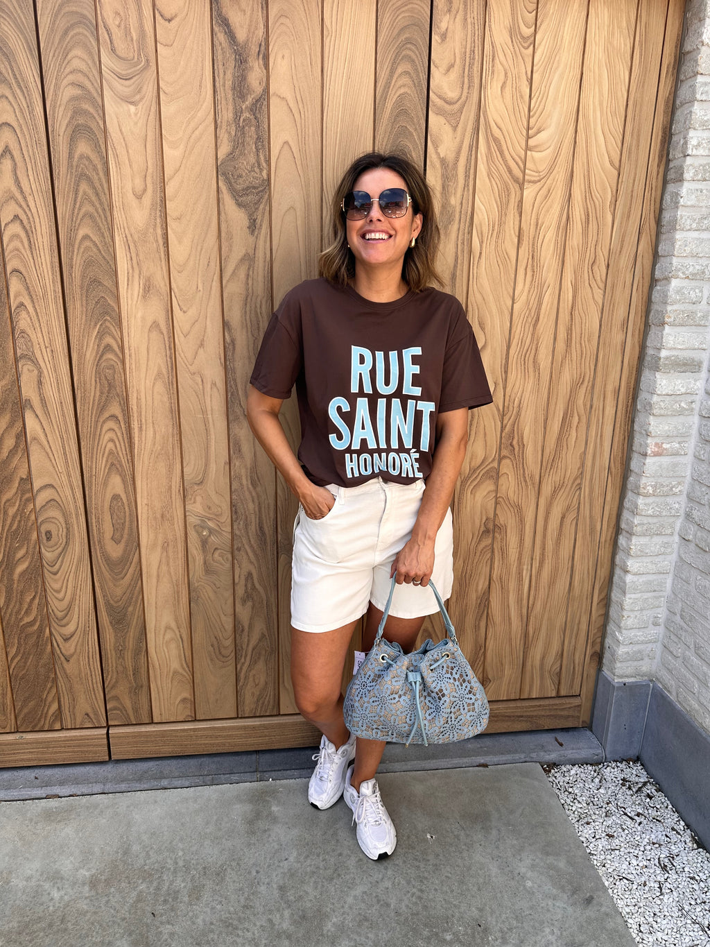 T Shirt Rue Saint Brown