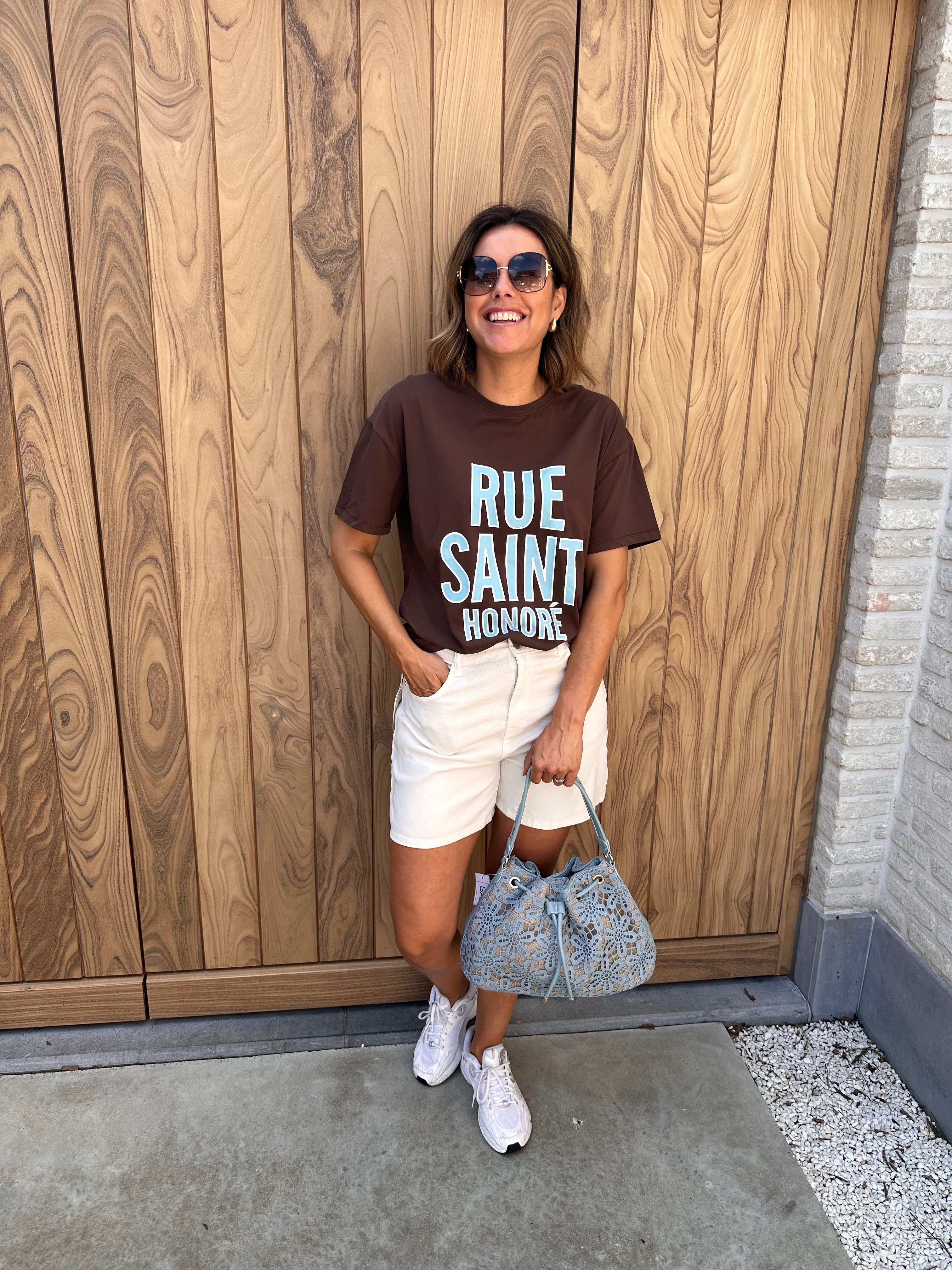T Shirt Rue Saint Brown