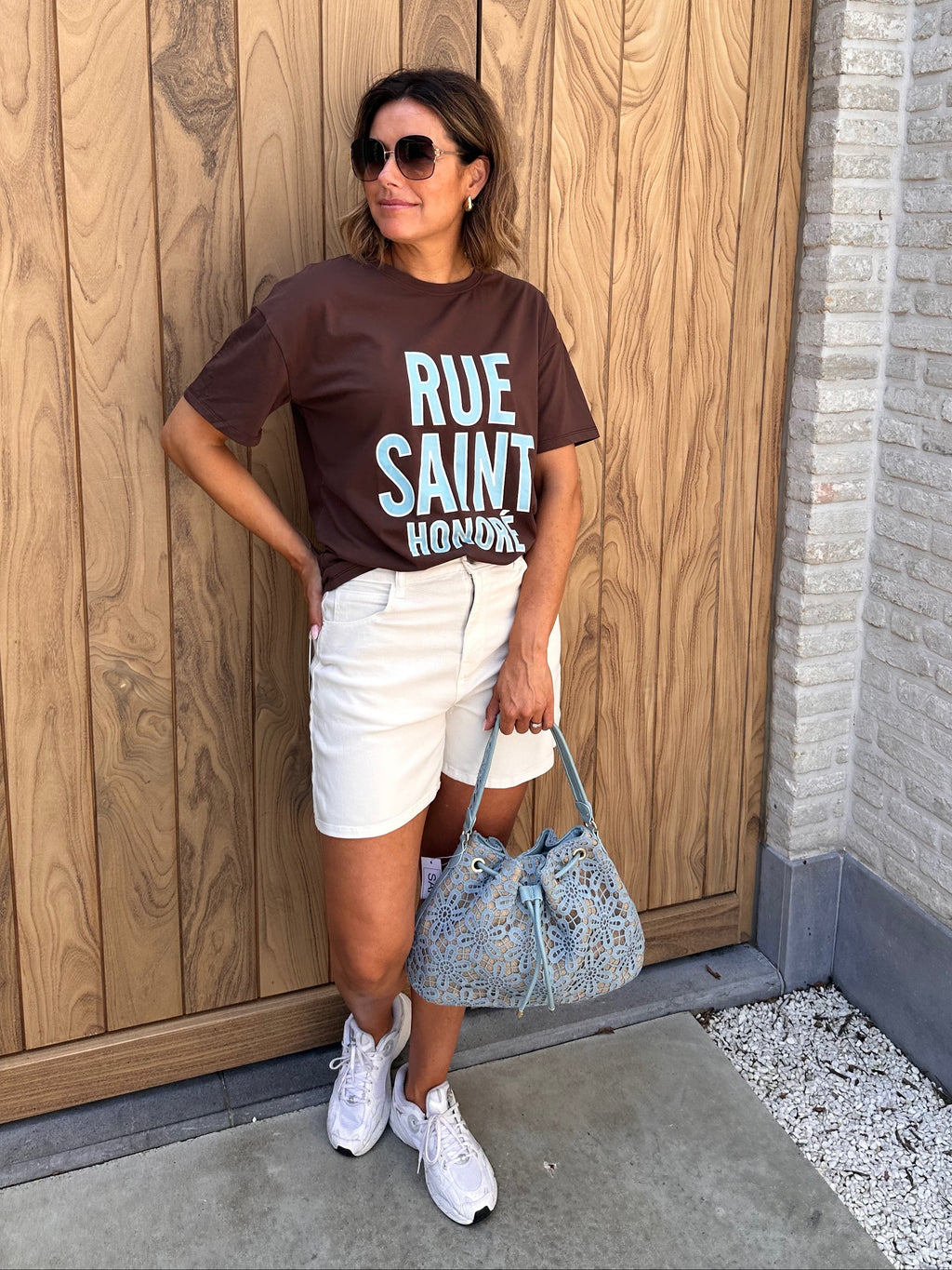 T Shirt Rue Saint Brown
