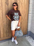 T Shirt Rue Saint Brown
