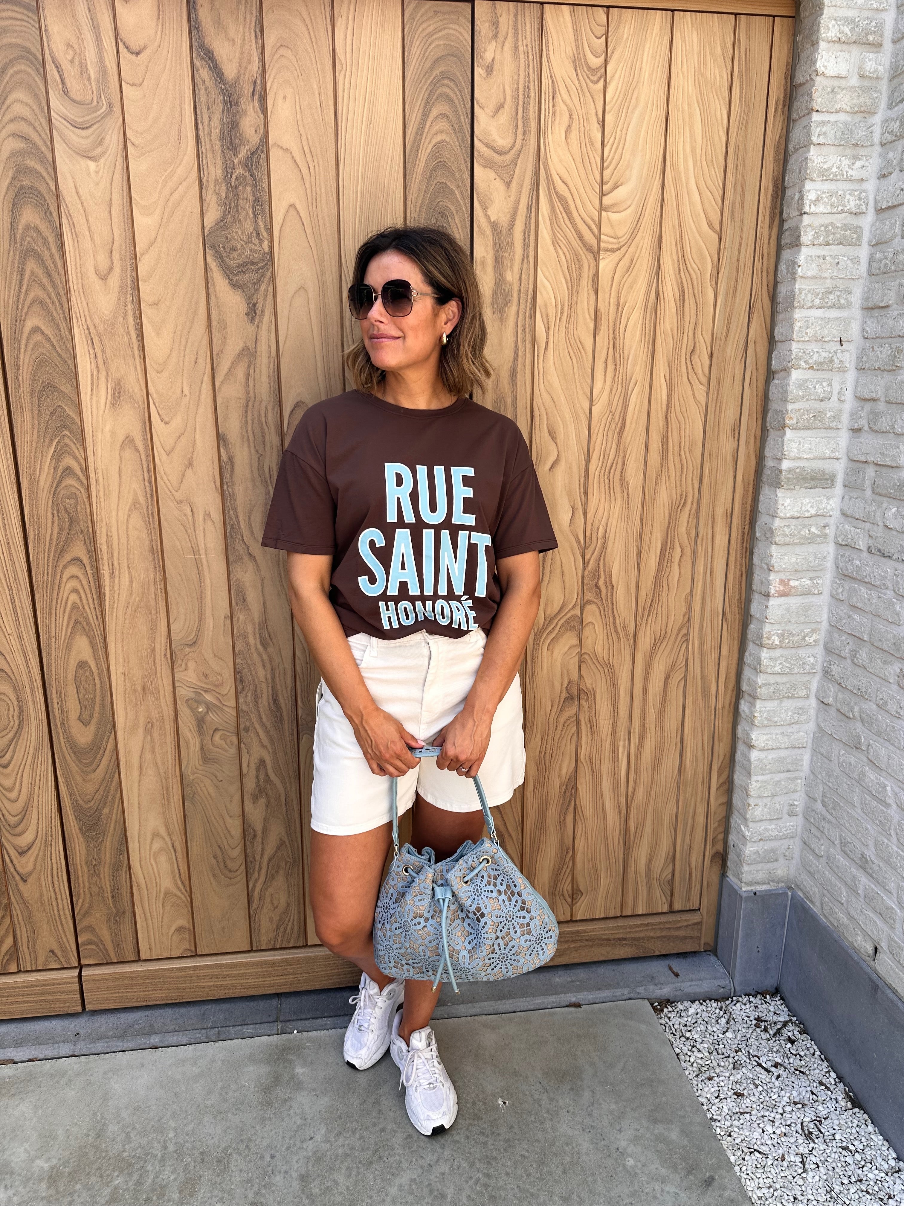 T Shirt Rue Saint Brown
