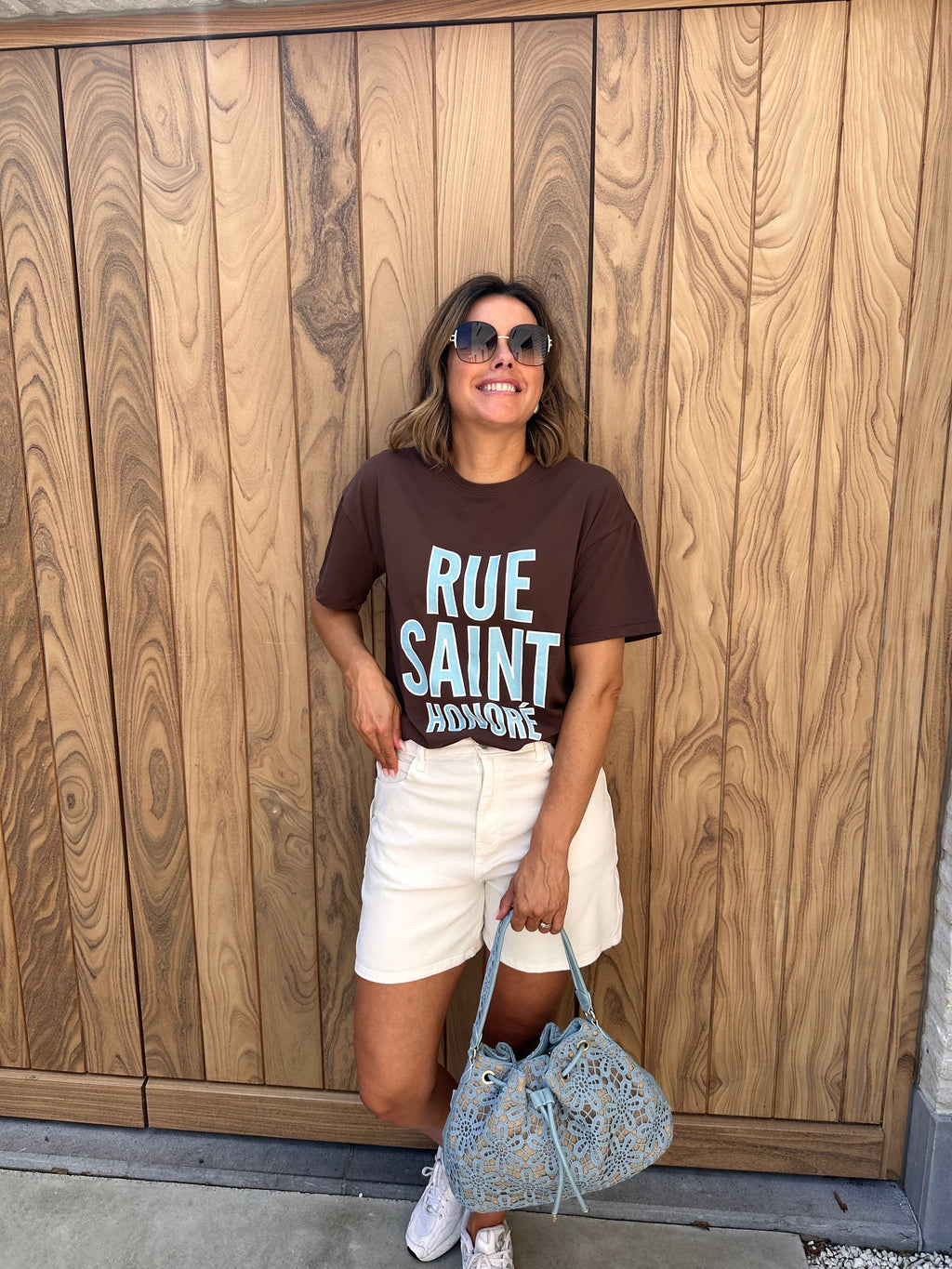 T Shirt Rue Saint Brown