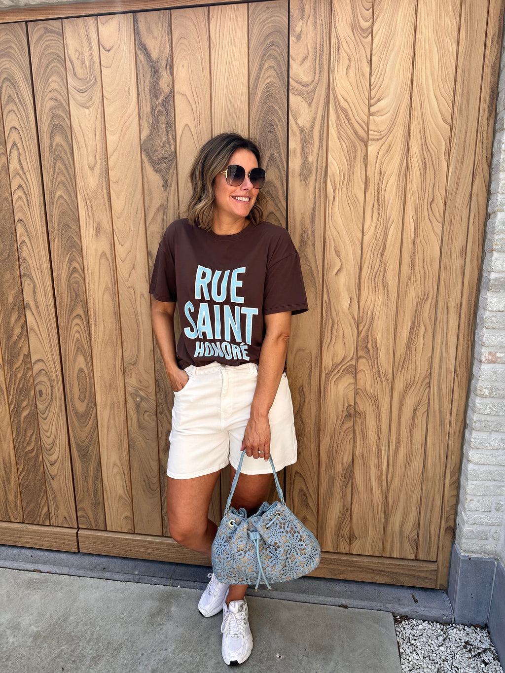 T Shirt Rue Saint Brown