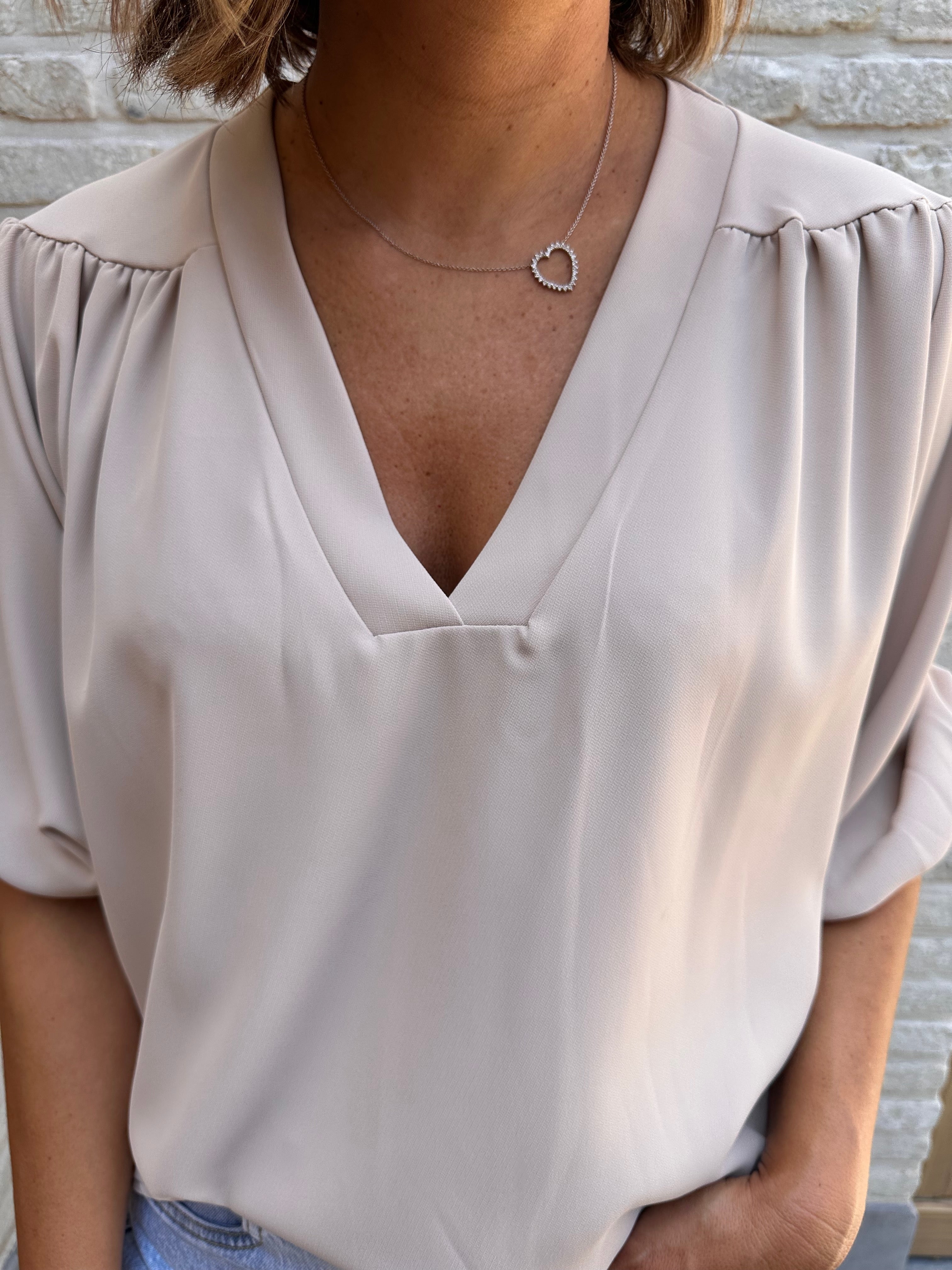 Hemd Liene Beige