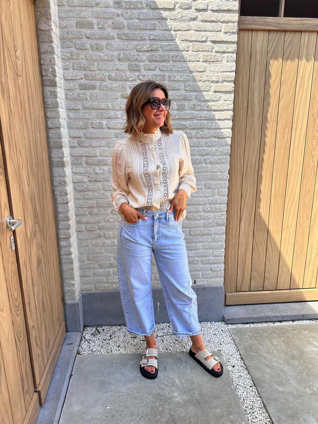 Hemd Louise - Beige