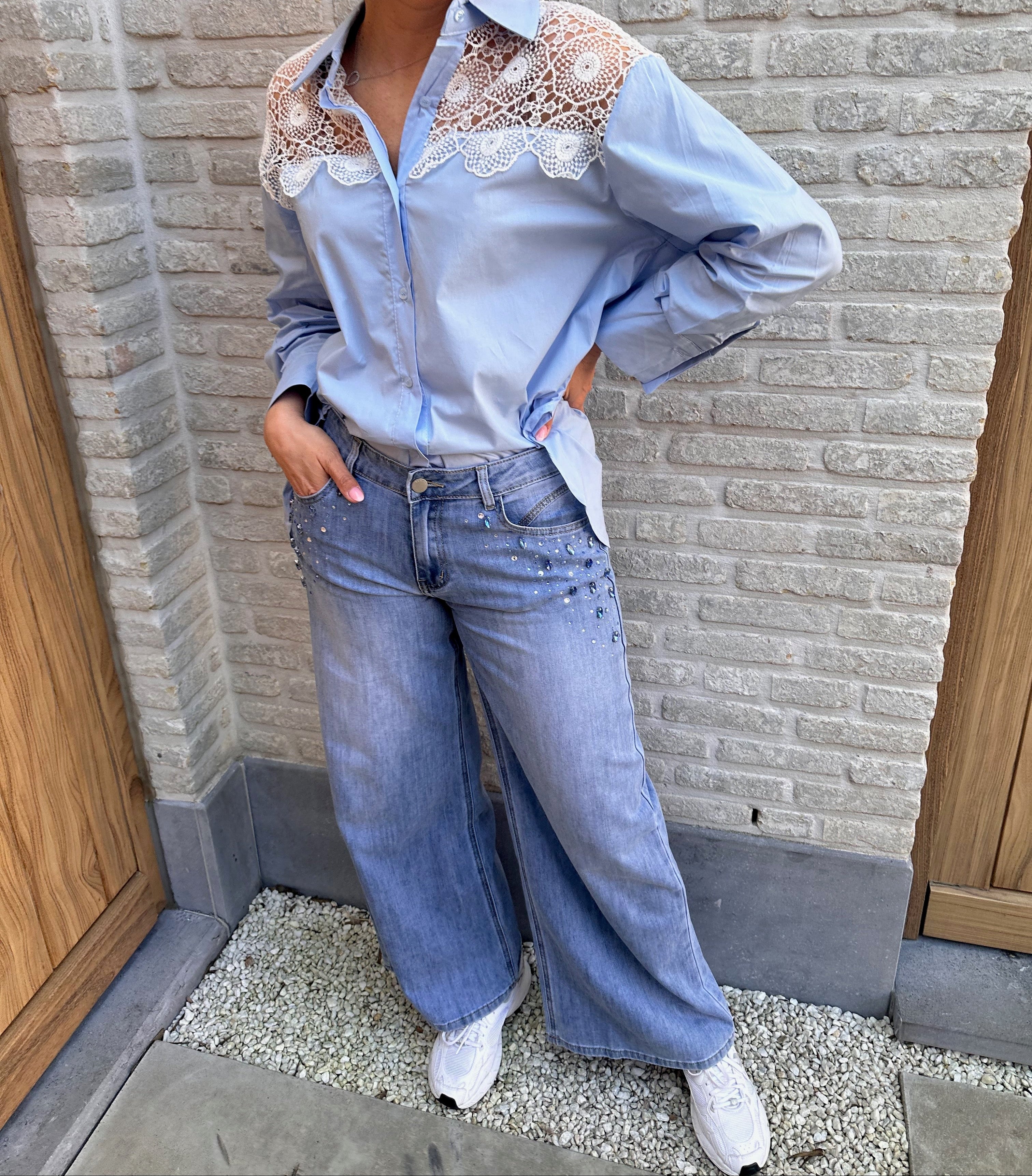 Jeans Zara Strass