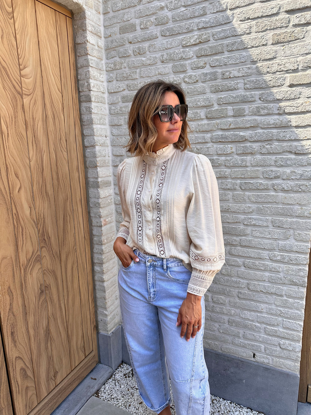 Hemd Louise - Beige