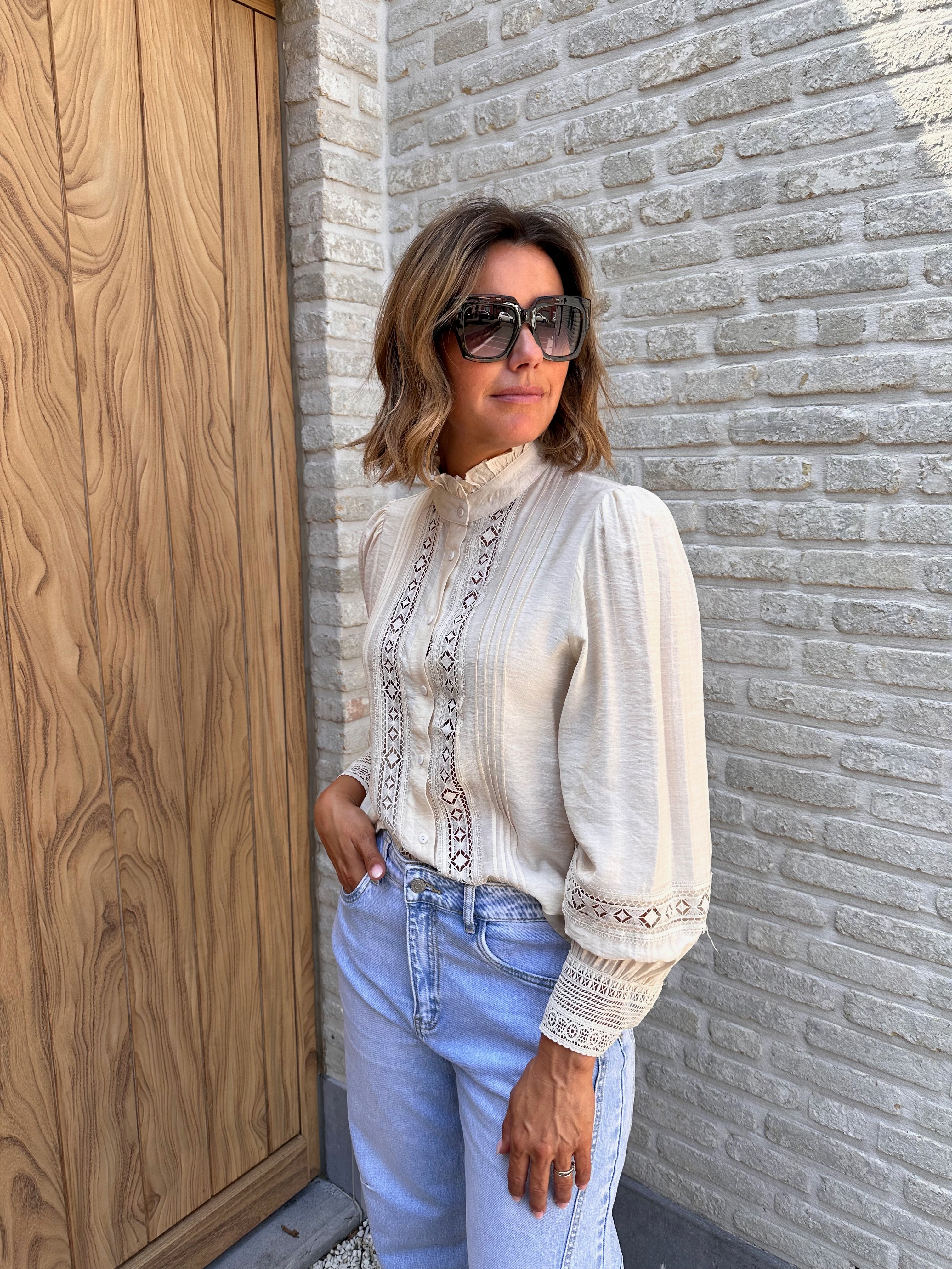 Hemd Louise - Beige