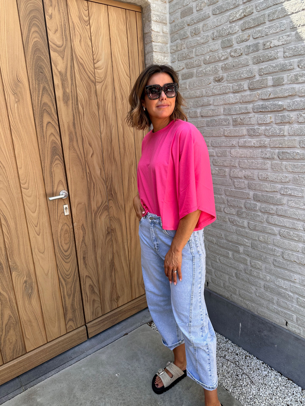 T Shirt Zoé - Fuchsia
