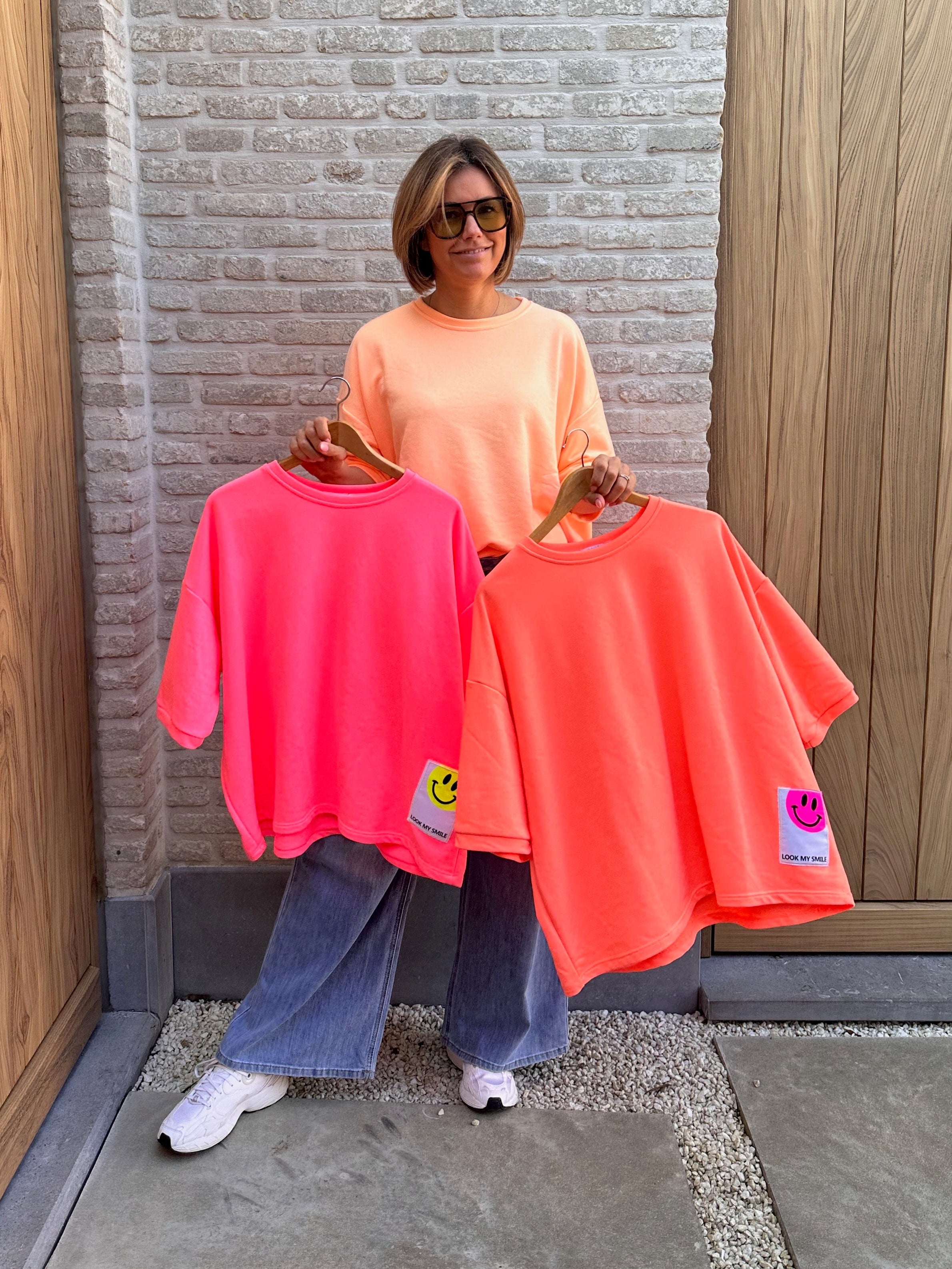 Sweater Look My Smile - oversized