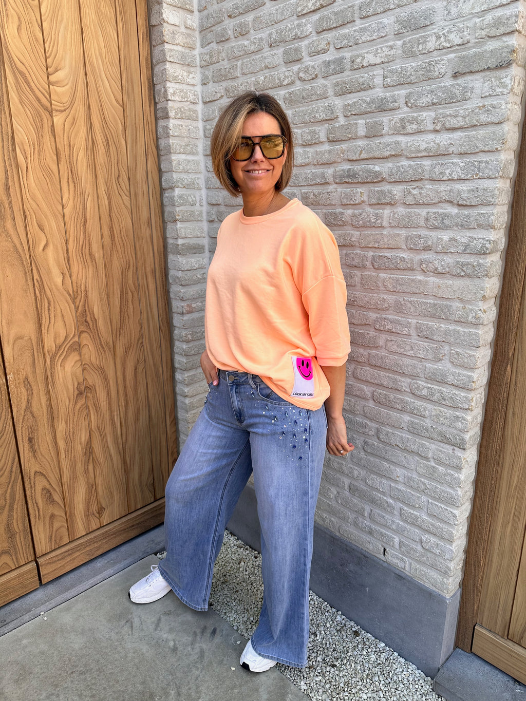 Sweater Look My Smile - oversized