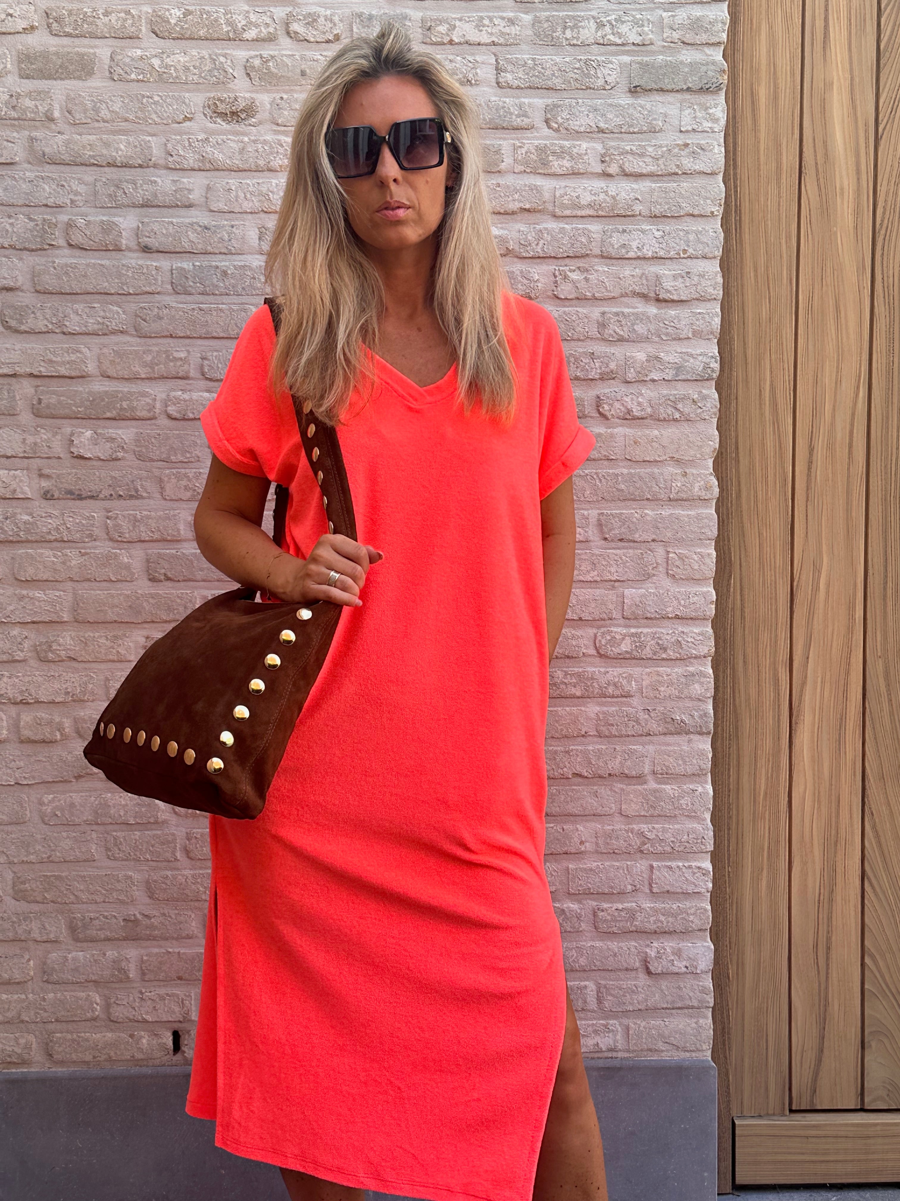 Jurk Rosemarie Fluo Pasteque