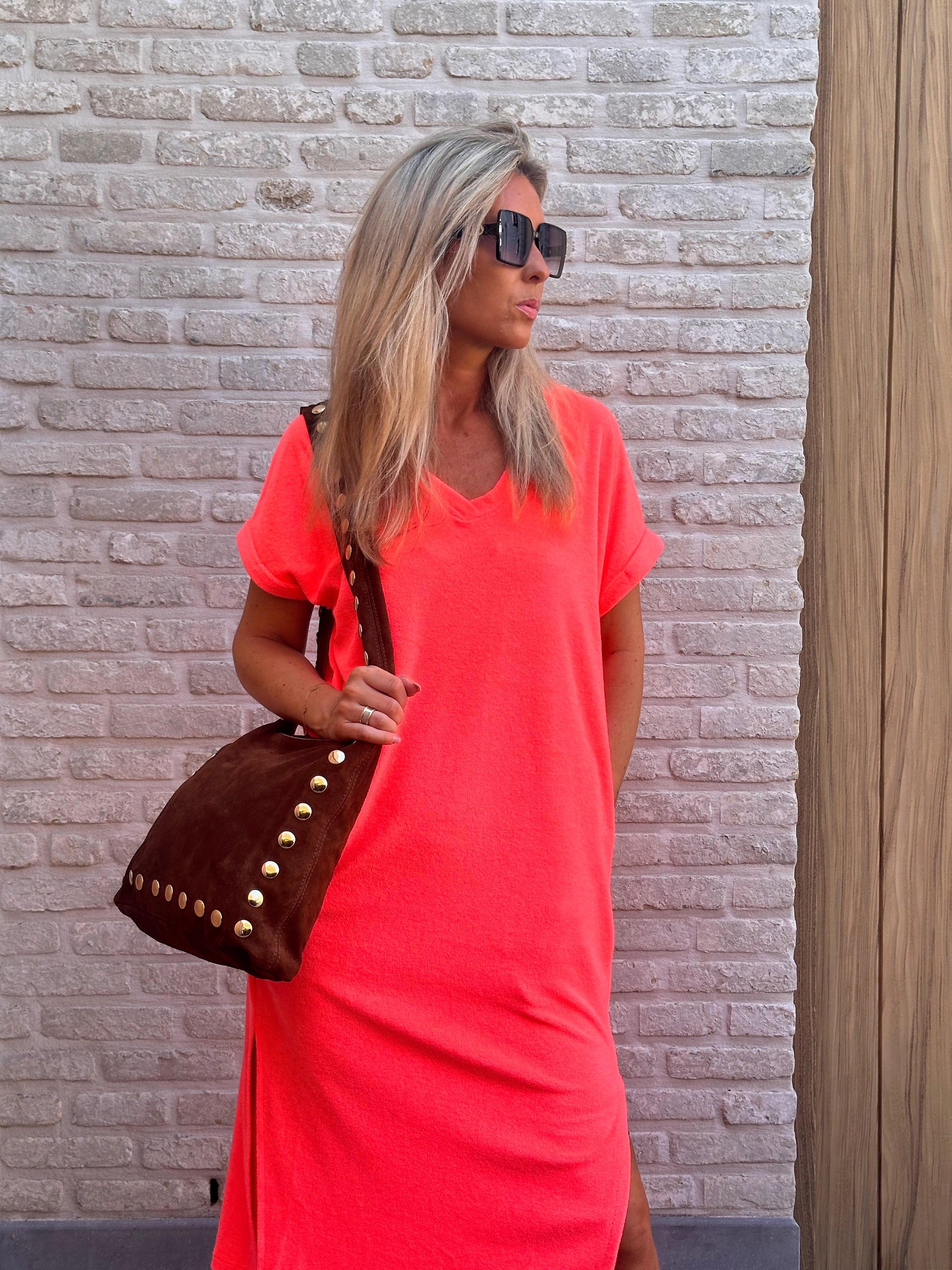 Jurk Rosemarie Fluo Pasteque