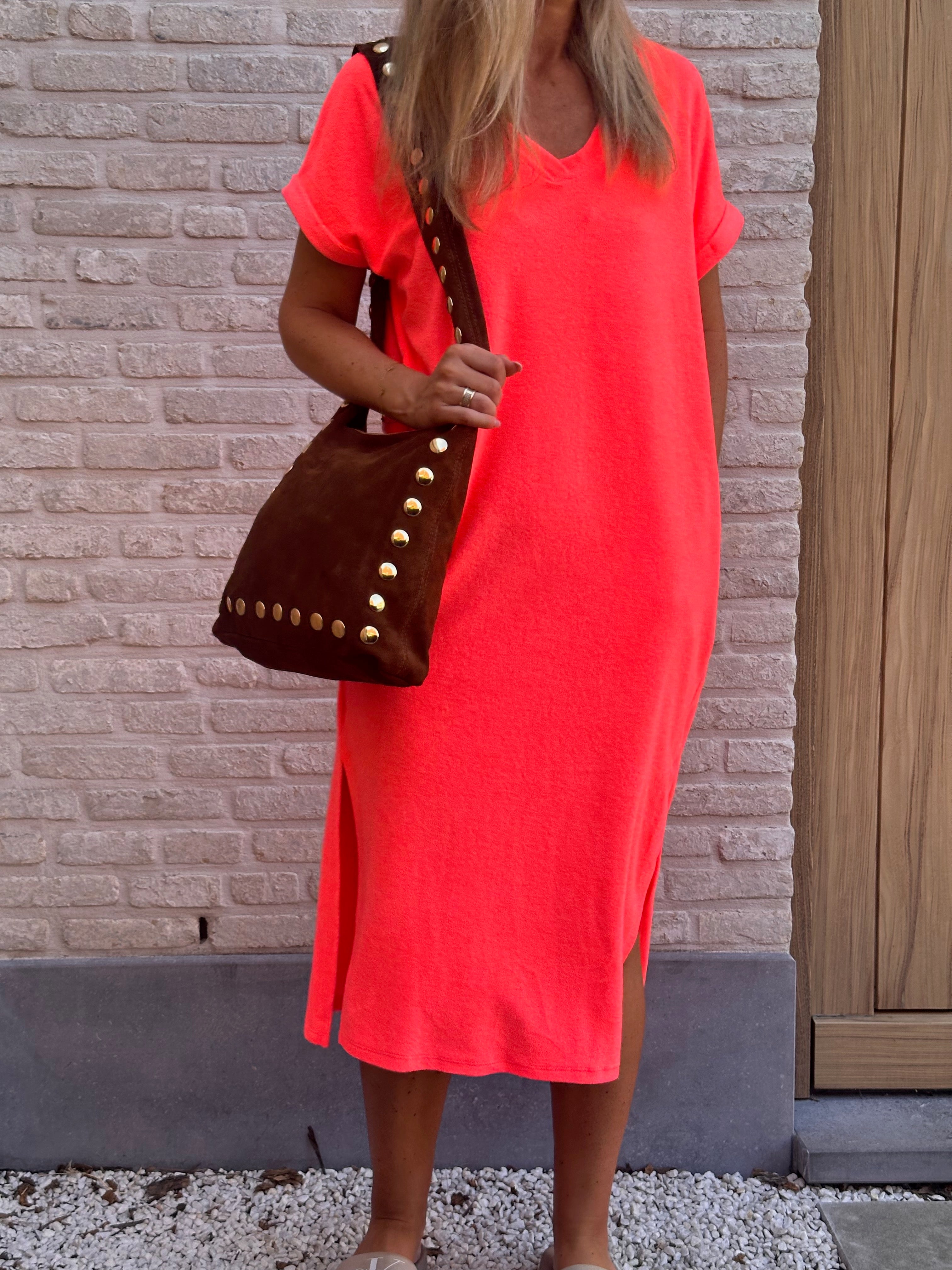 Jurk Rosemarie Fluo Pasteque