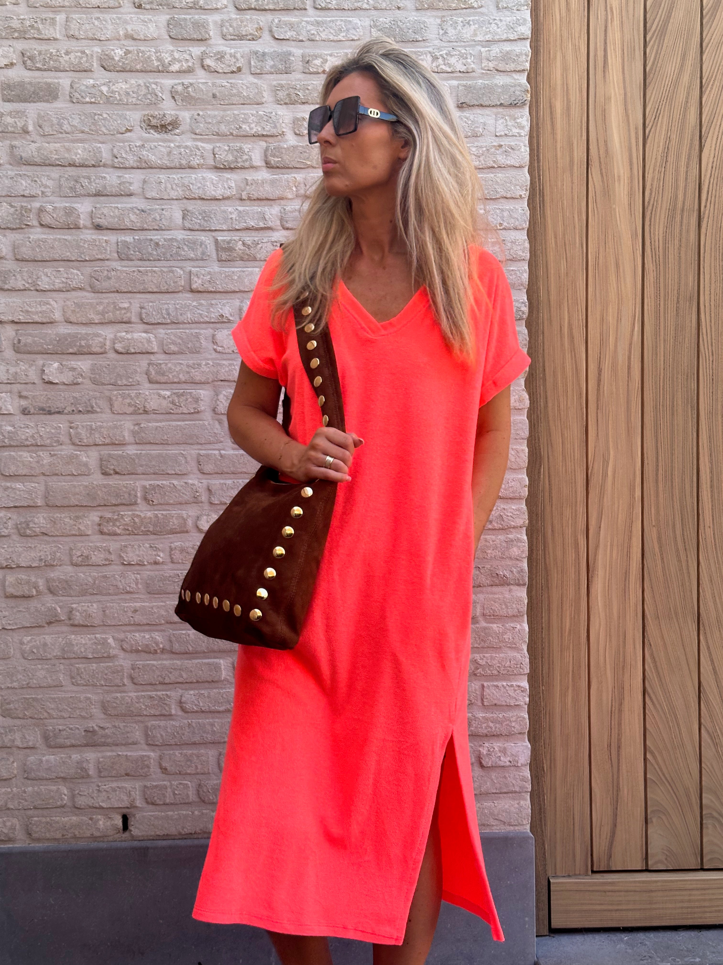 Jurk Rosemarie Fluo Pasteque