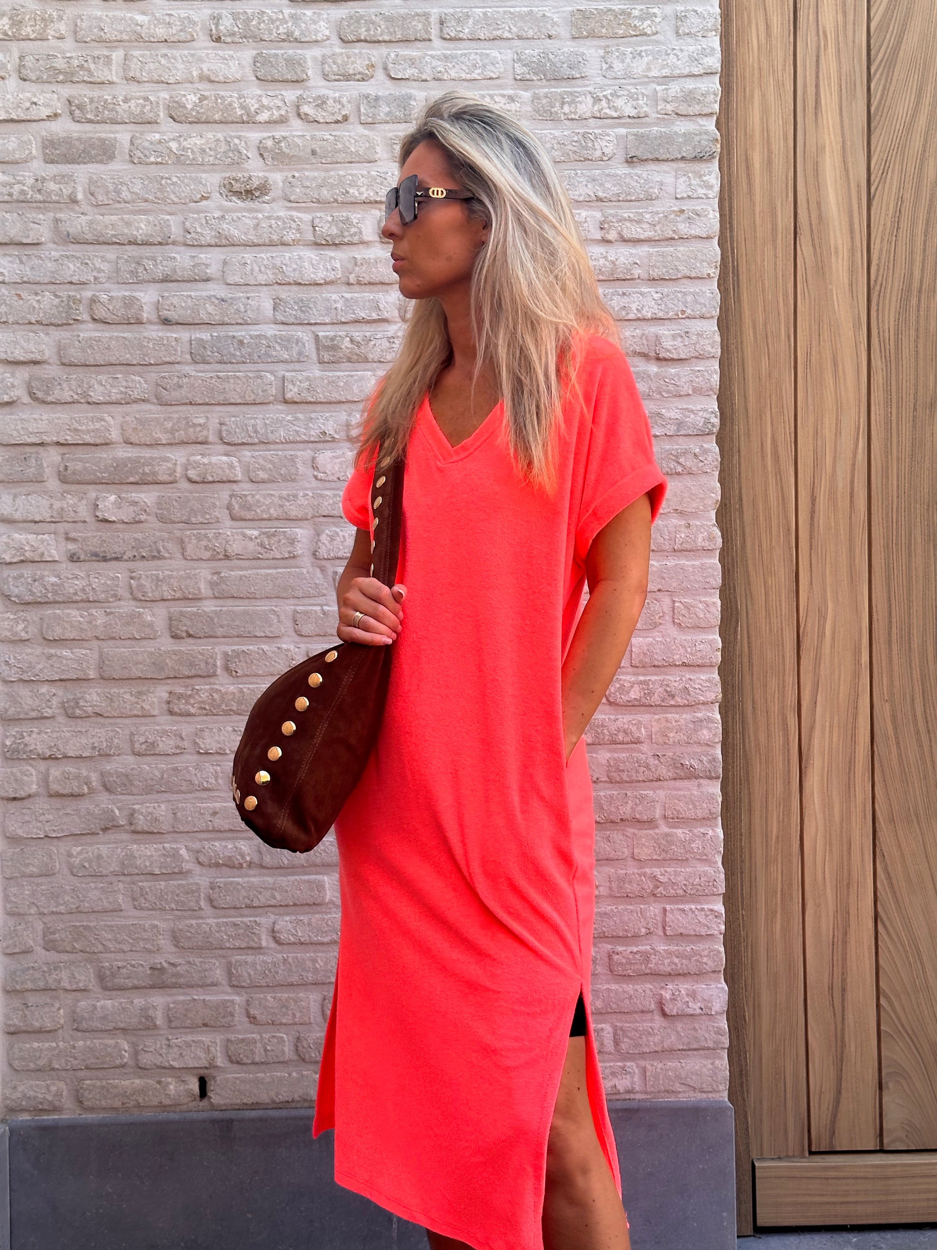 Jurk Rosemarie Fluo Pasteque