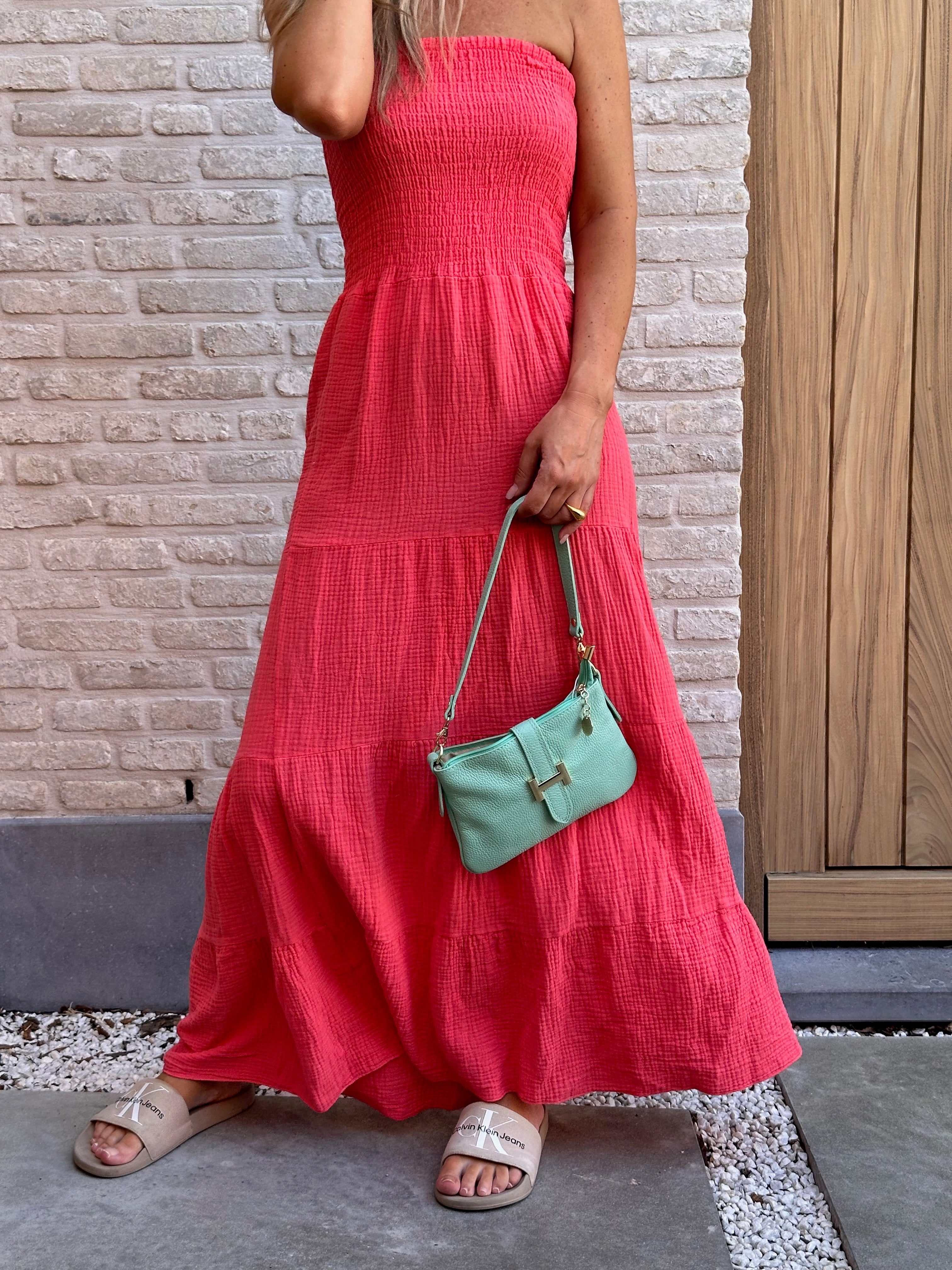 Jurk Livia Koraal