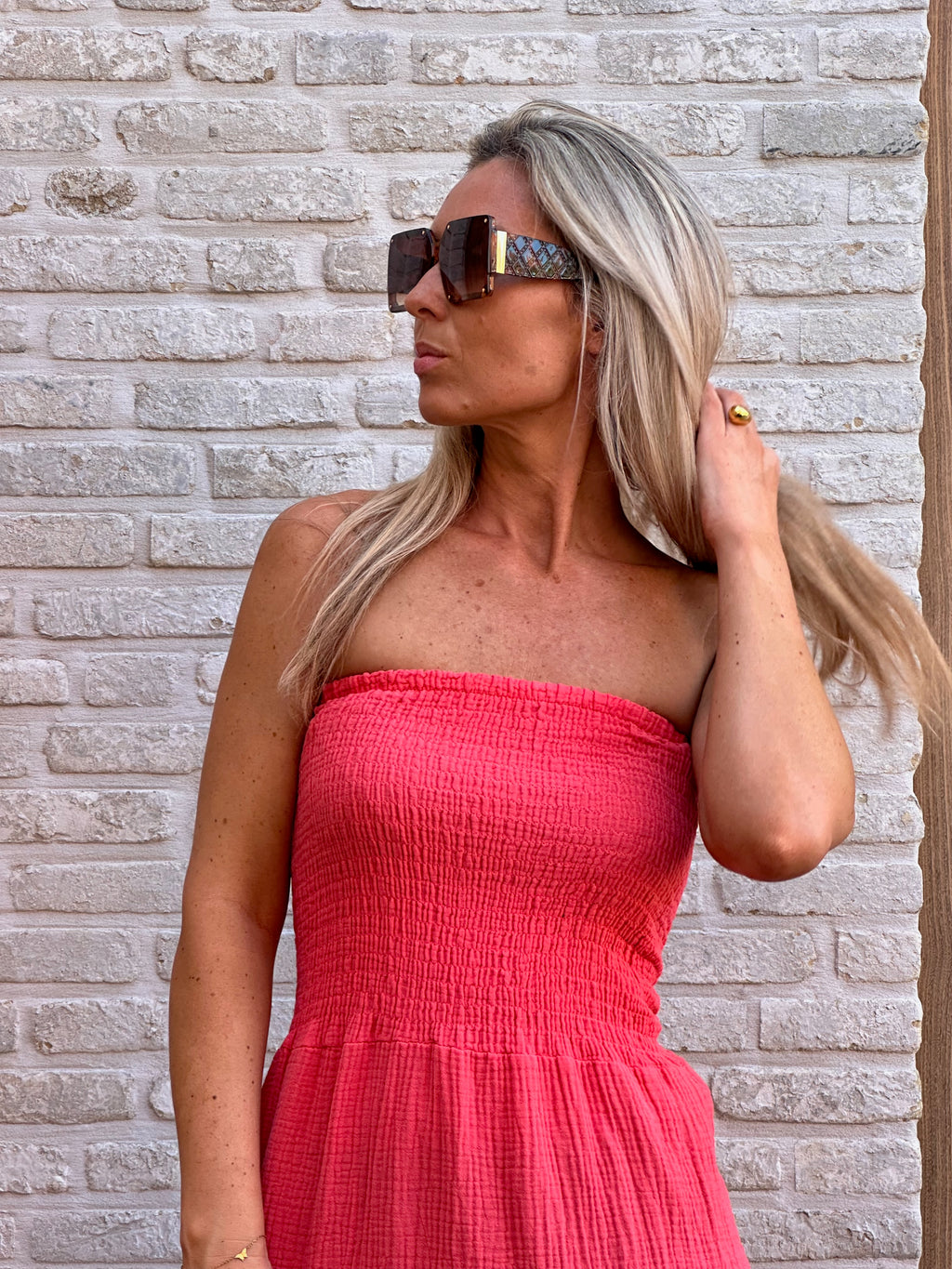 Jurk Livia Koraal